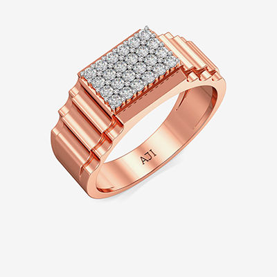 Hunky Rough-cut Mens Diamond Ring alternate view 1