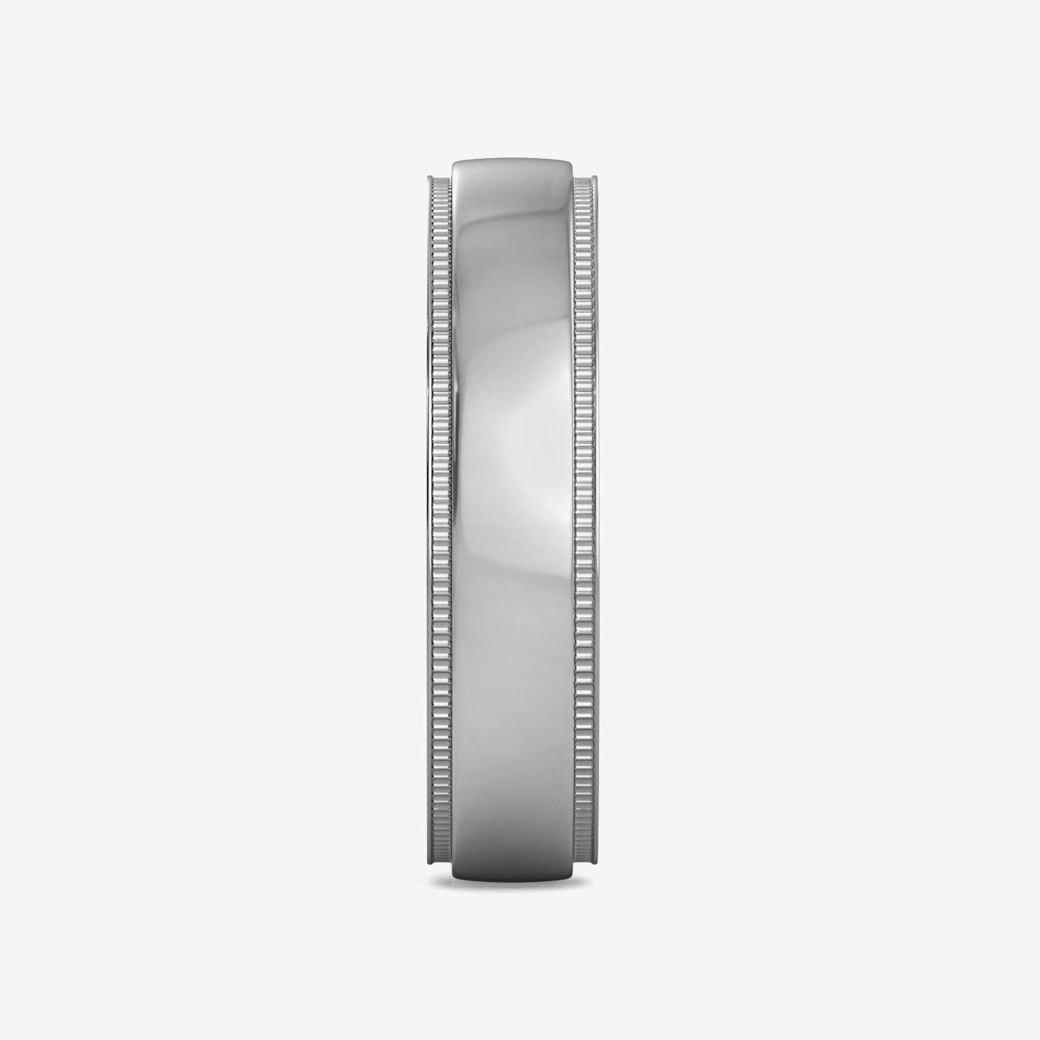 Plain Sensual Mens Platinum Ring image
