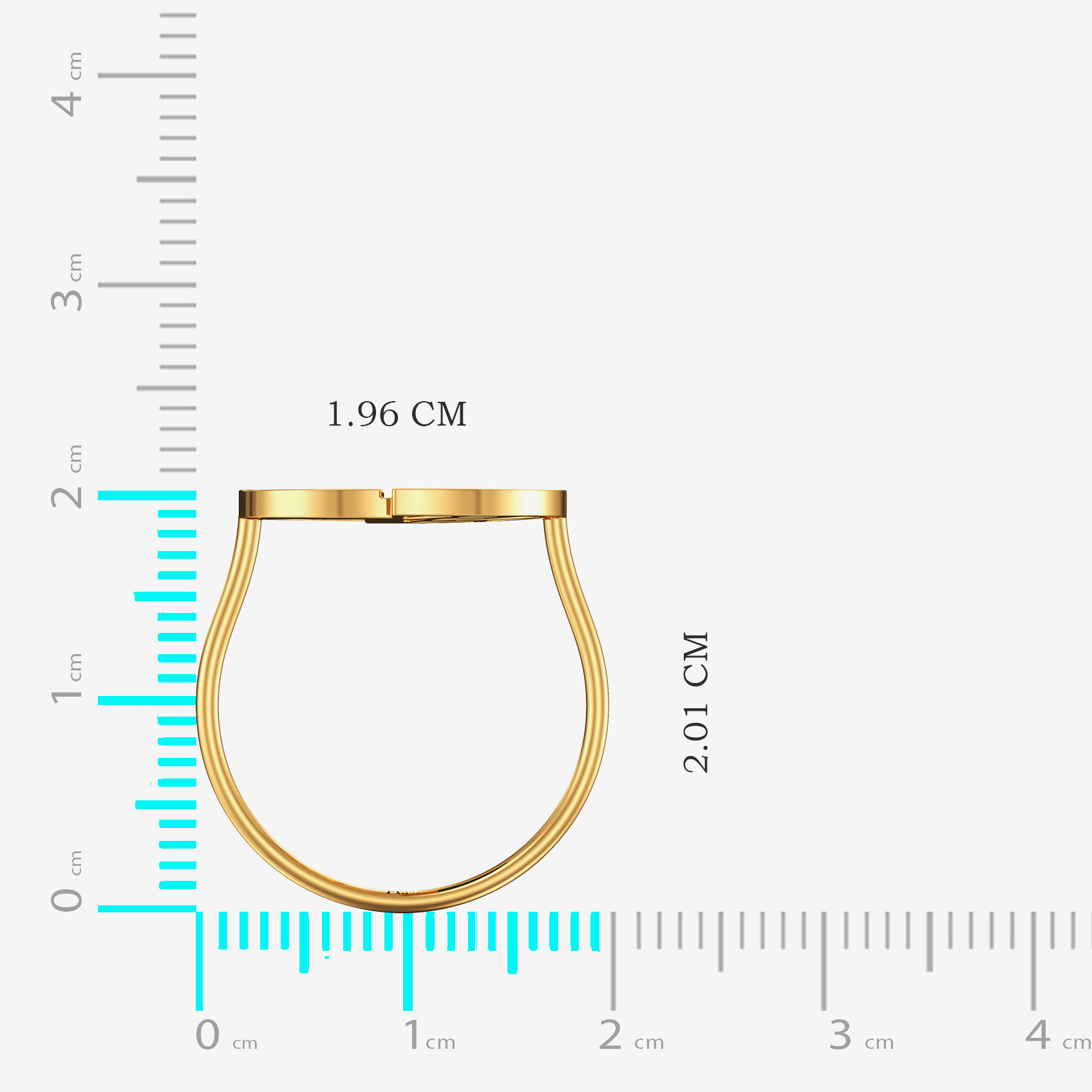 Youthful Gold Signet Ring image