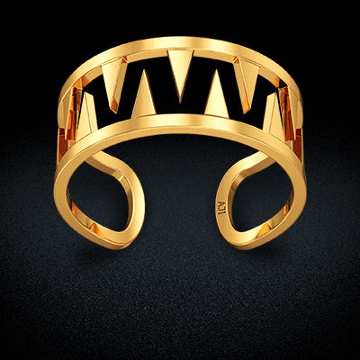 Trendy Gold Stackable Ring  alternate view 2