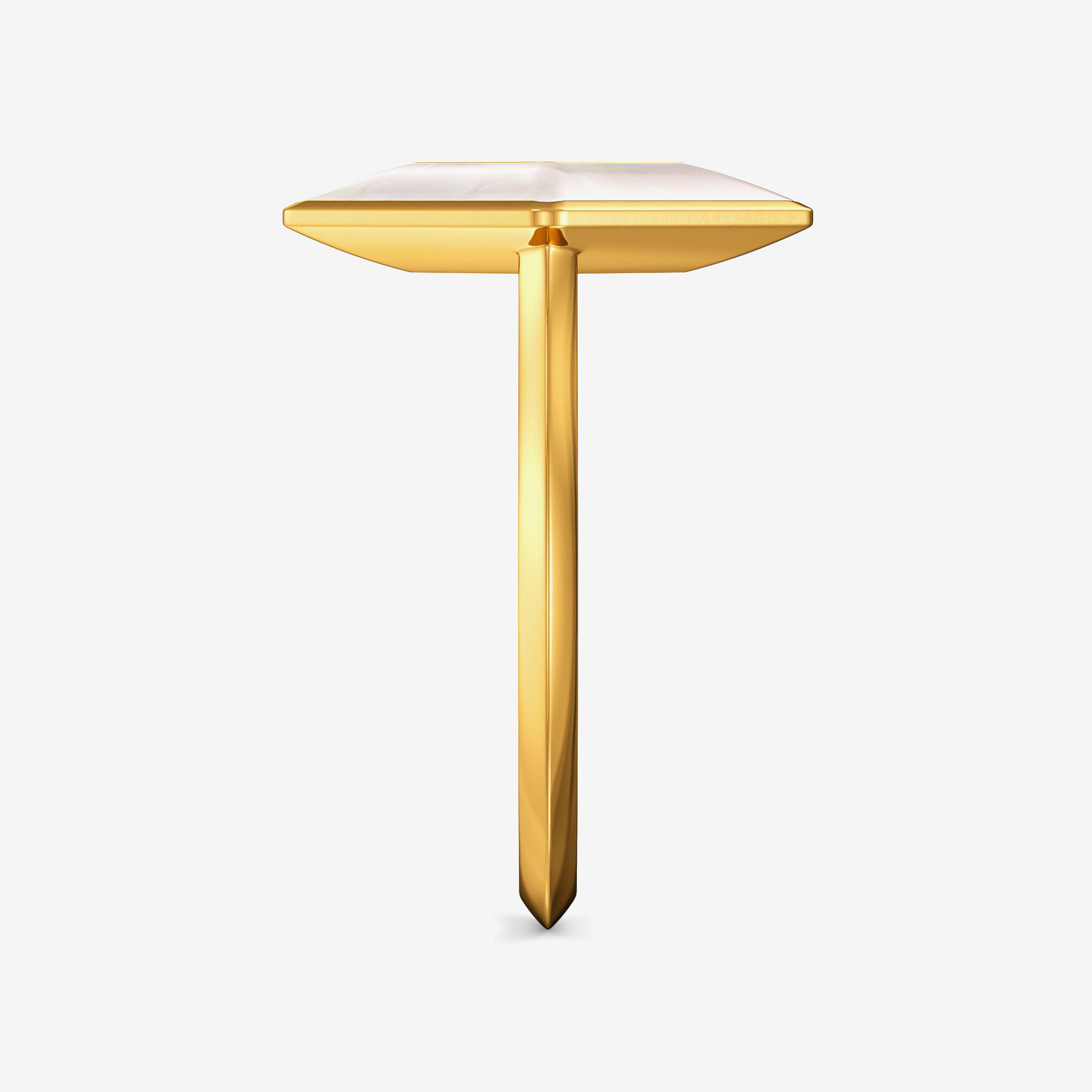 Stylish Pearl Gold Thin Ring alternate view 3