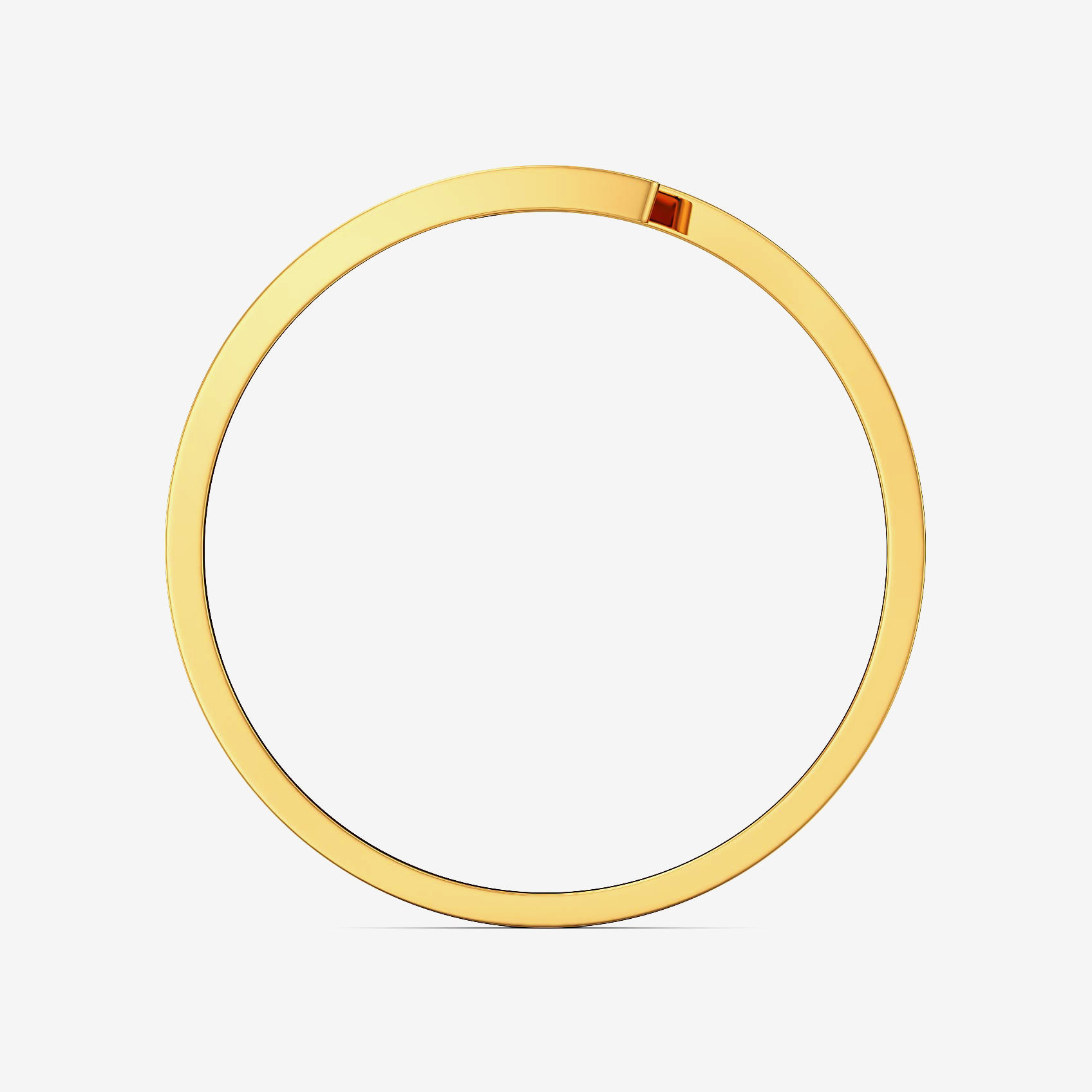 Whimsical Endless shaped Gold Ring image