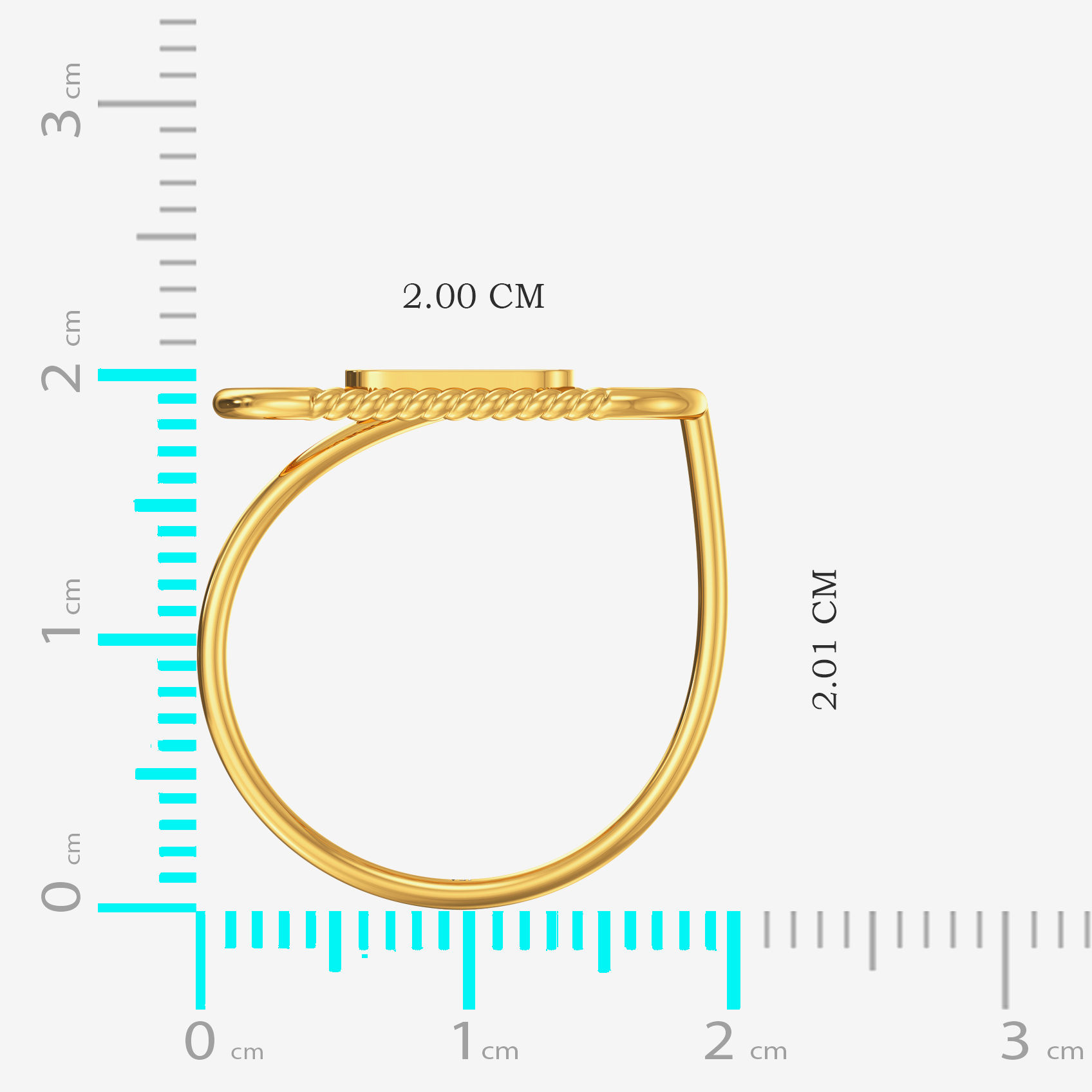 Fashionable Gold Wrap Ring image