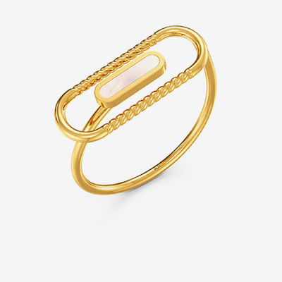 Fashionable Gold Wrap Ring alternate view 1