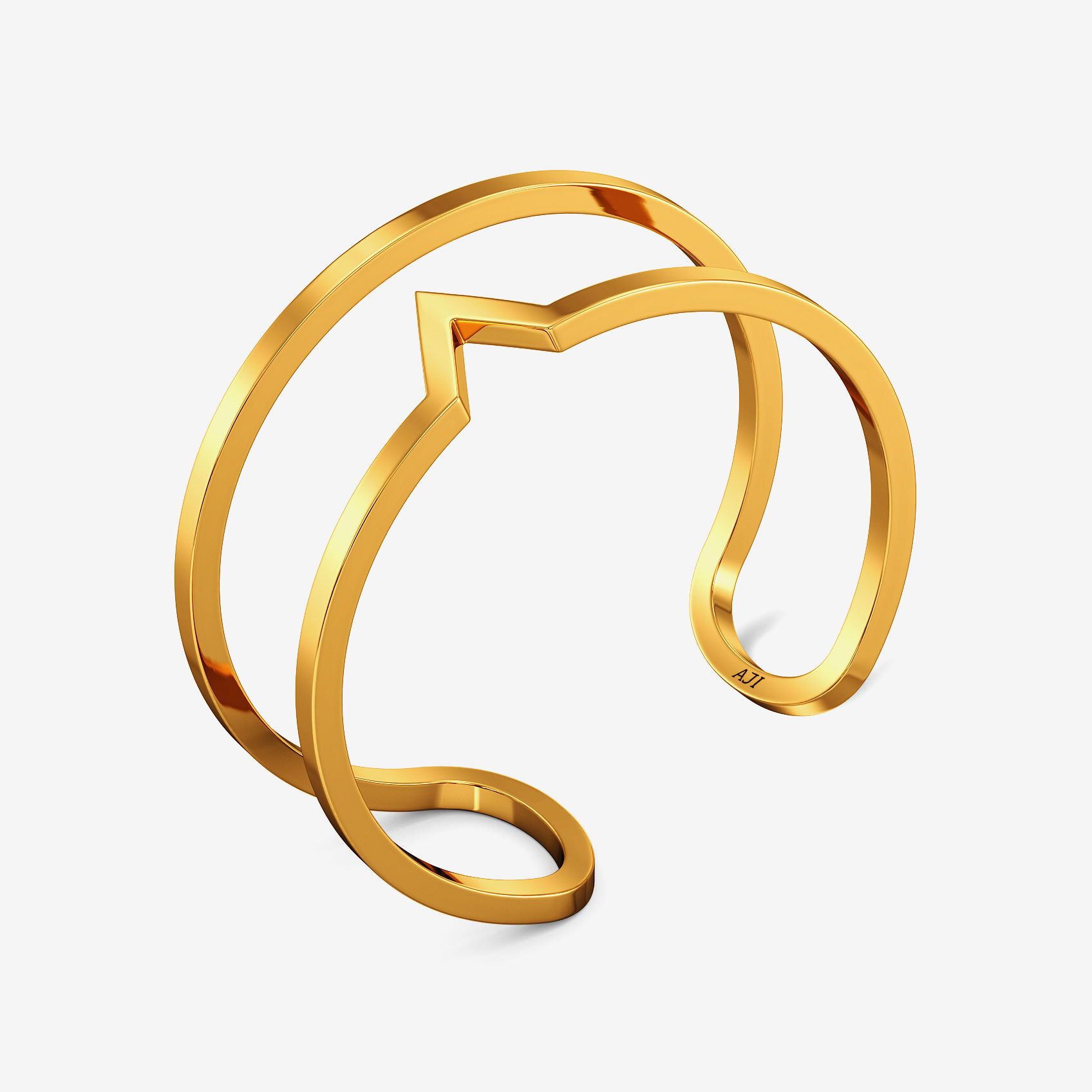 Celtic unconditional unique gold ring