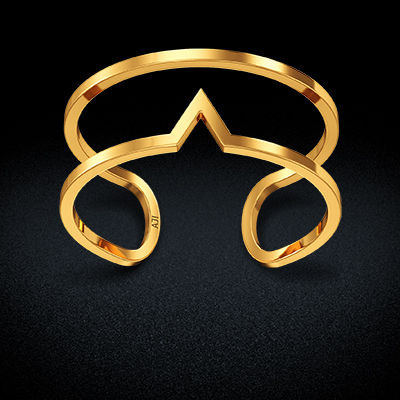 Celtic unconditional unique gold ring alternate view 2