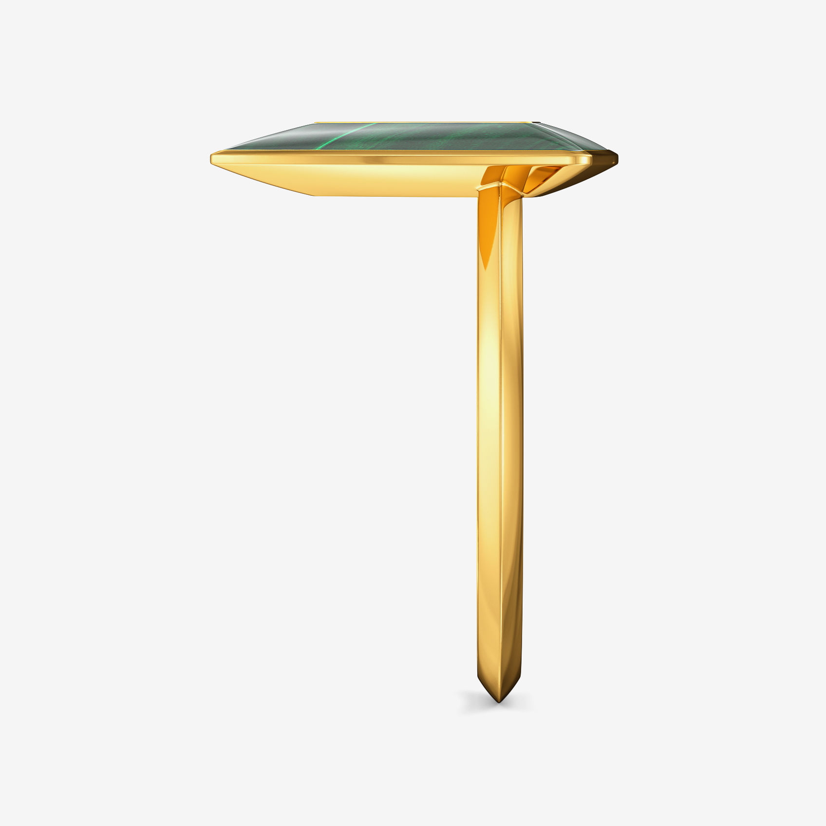 TriStyle Greenish youth gold ring alternate view 3