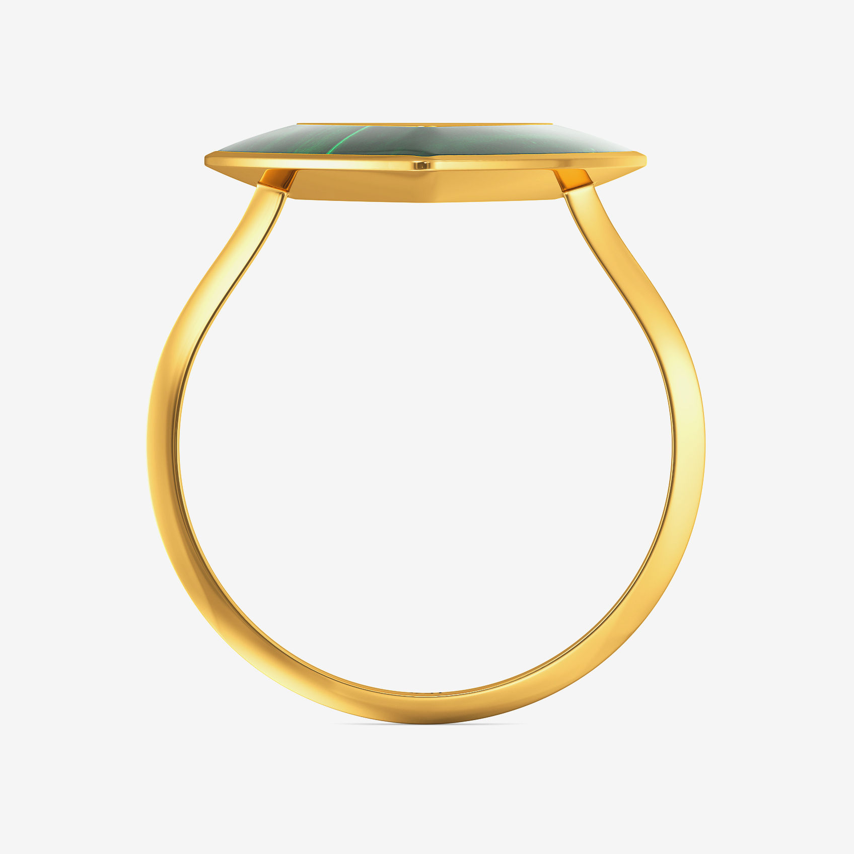 TriStyle Greenish youth gold ring image