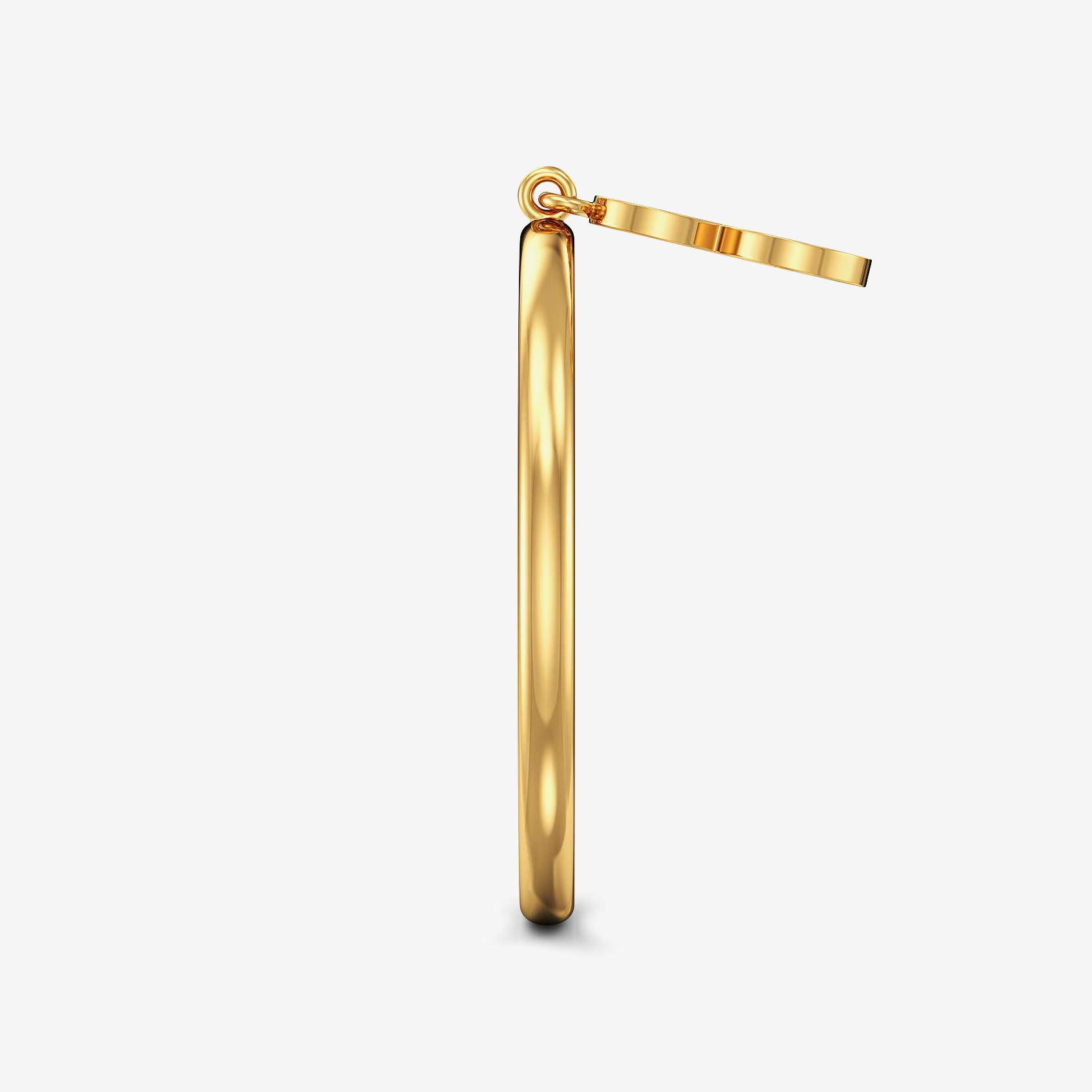 Playful Gold Hanging Heart Ring alternate view 3