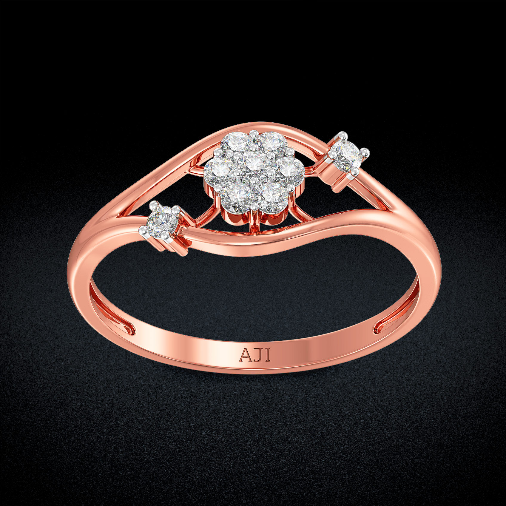 Blooming Eye Diamond Ring image