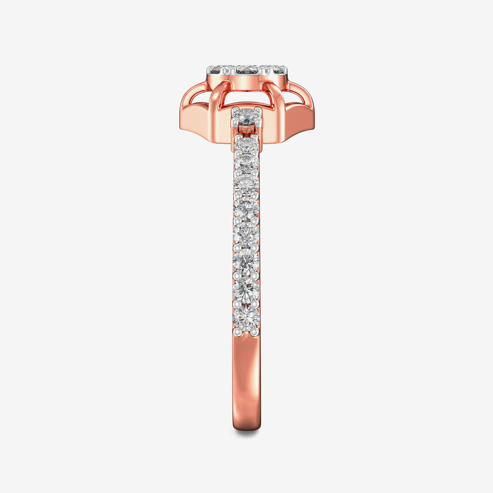 Six-Sided Spark Diamond Ring alternate view 3