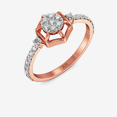 Six-Sided Spark Diamond Ring alternate view 1
