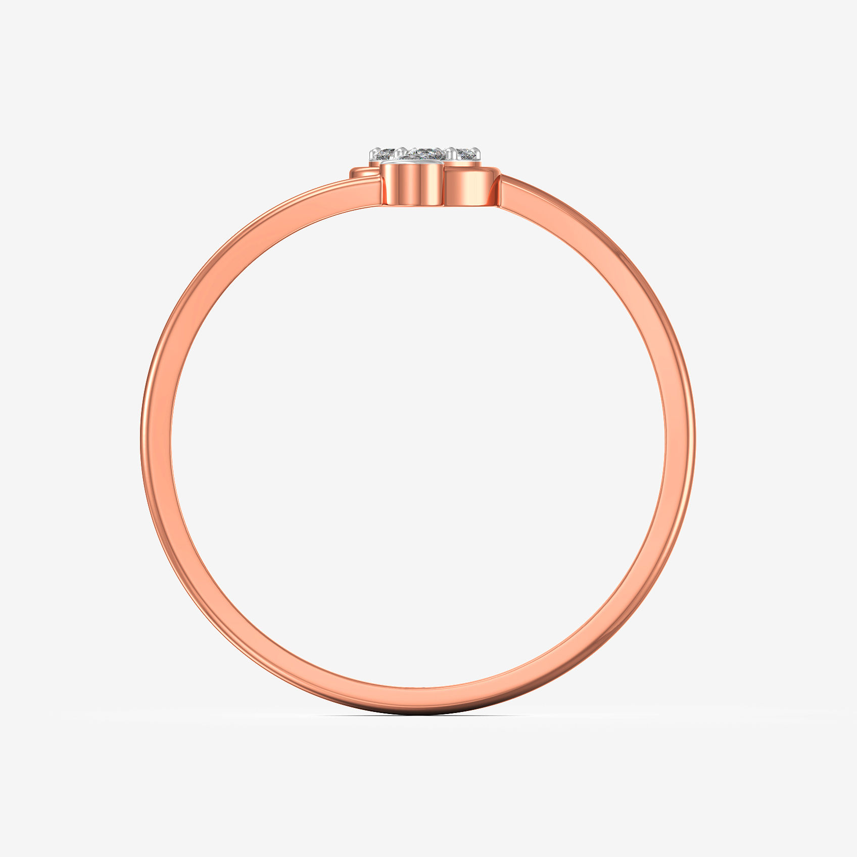 Sparkling Ellipse Diamond Ring alternate view 2