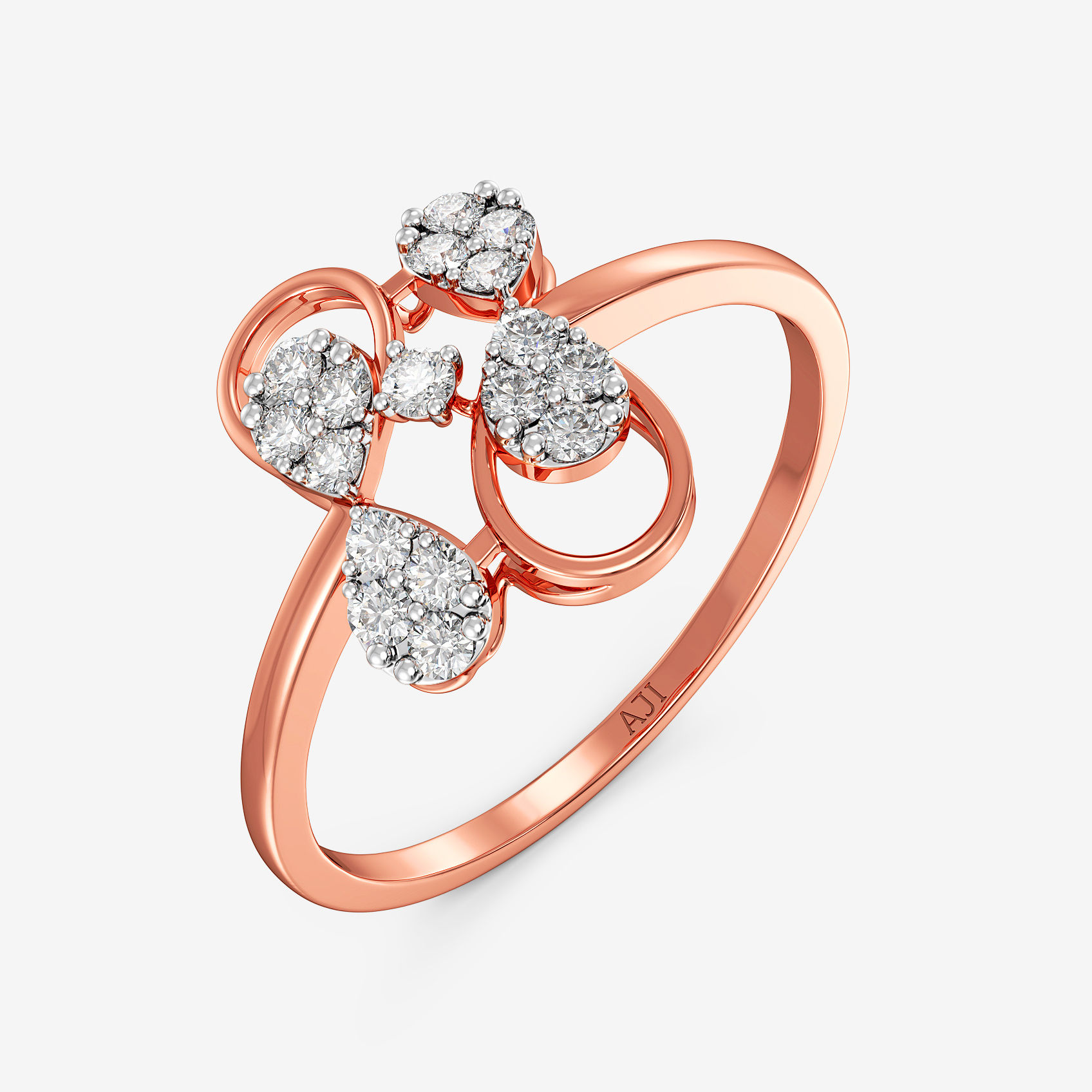 Radiant Dew Diamond Ring