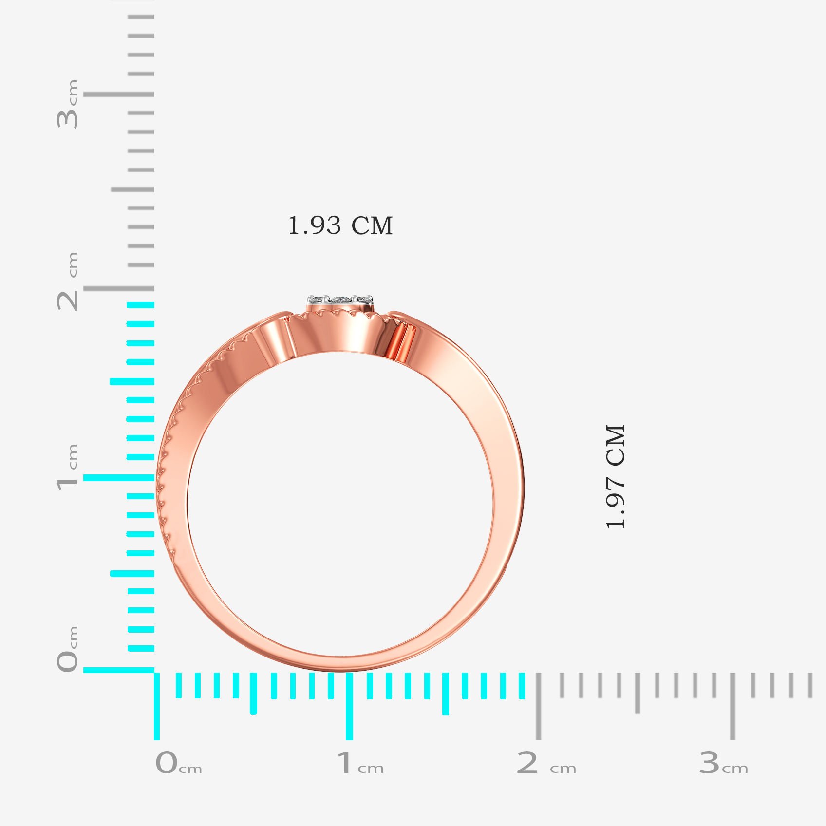 Regal Curve Diamond Ring alternate view 3