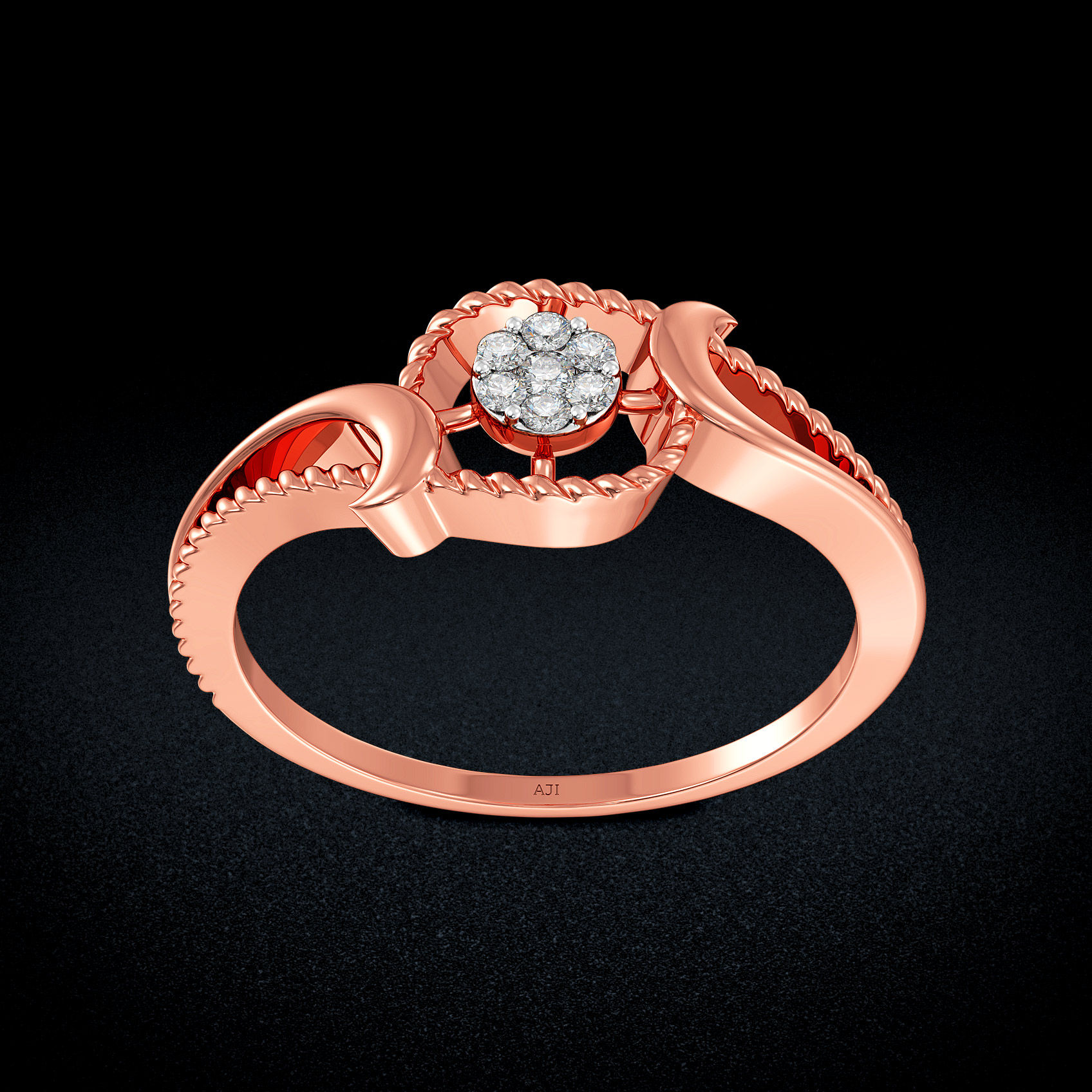 Regal Curve Diamond Ring image