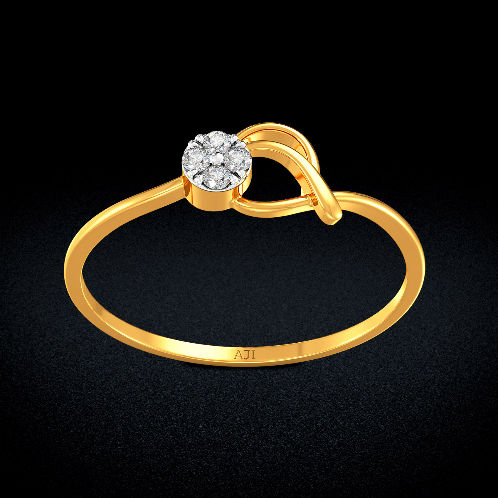Artistic Glow Diamond Ring image