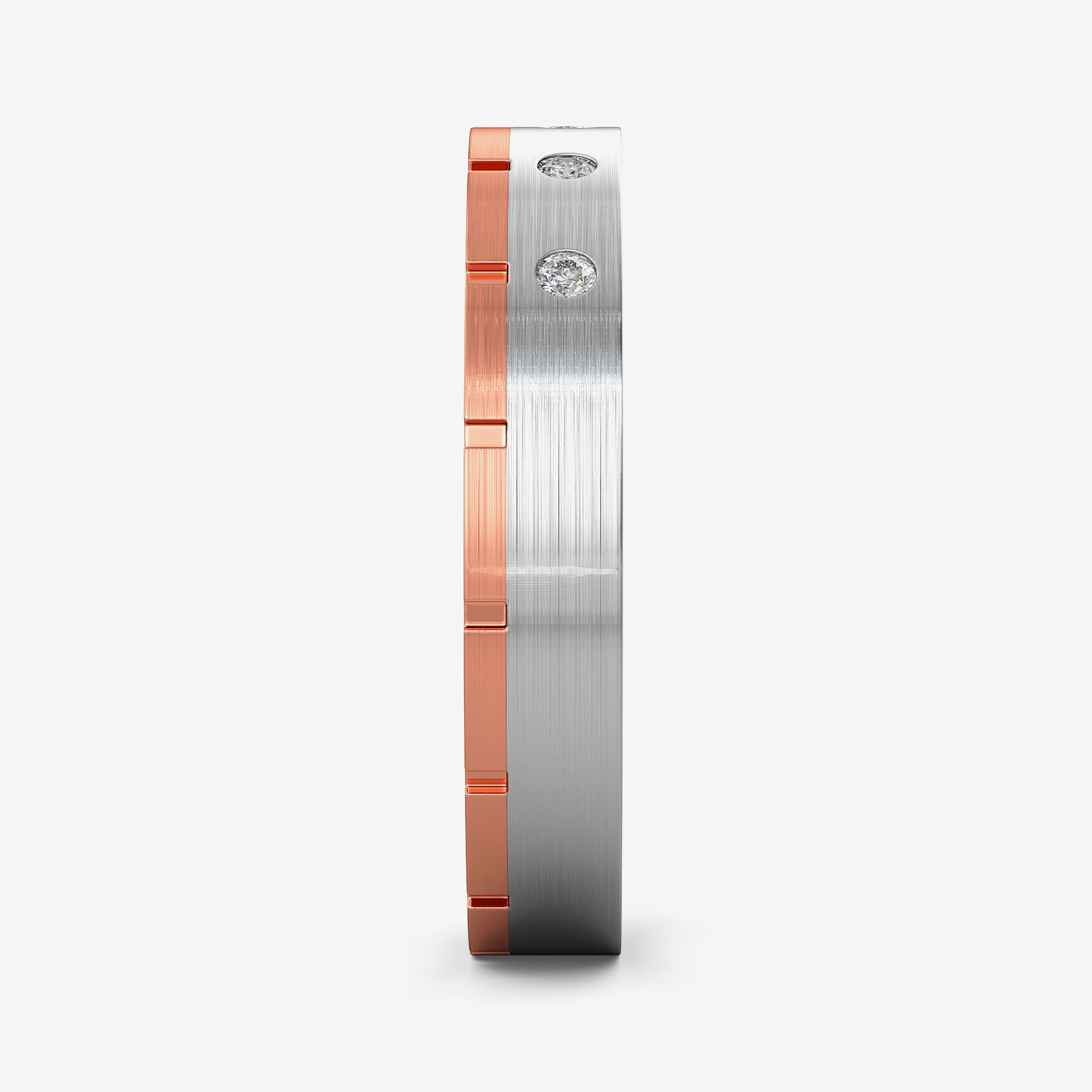Elegant Plain Platinum Band For Women alternate view 3