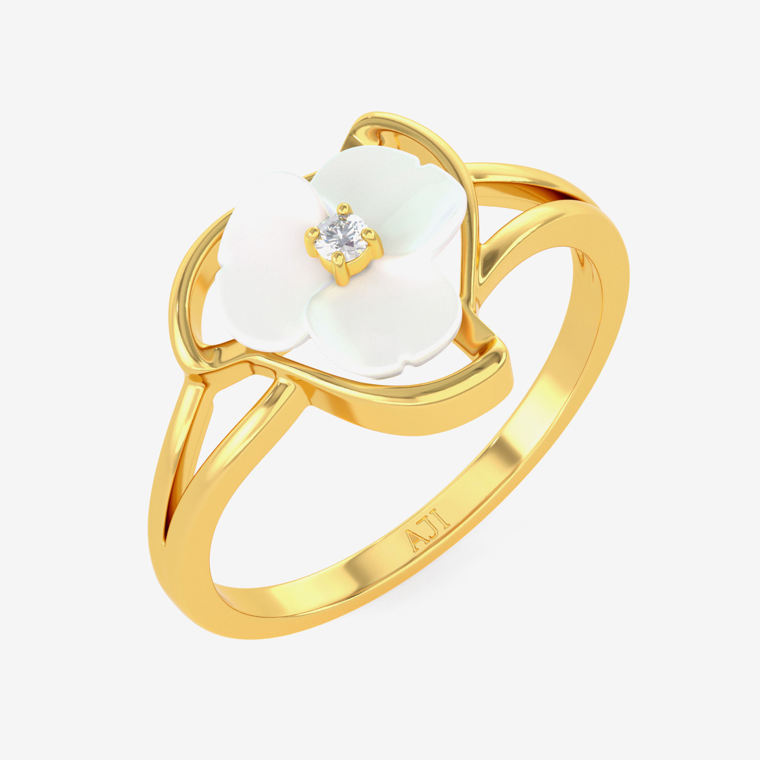 Calming Baldellia Gold Ring