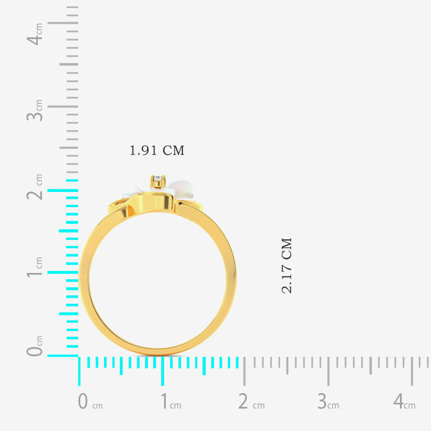 Calming Baldellia Gold Ring image