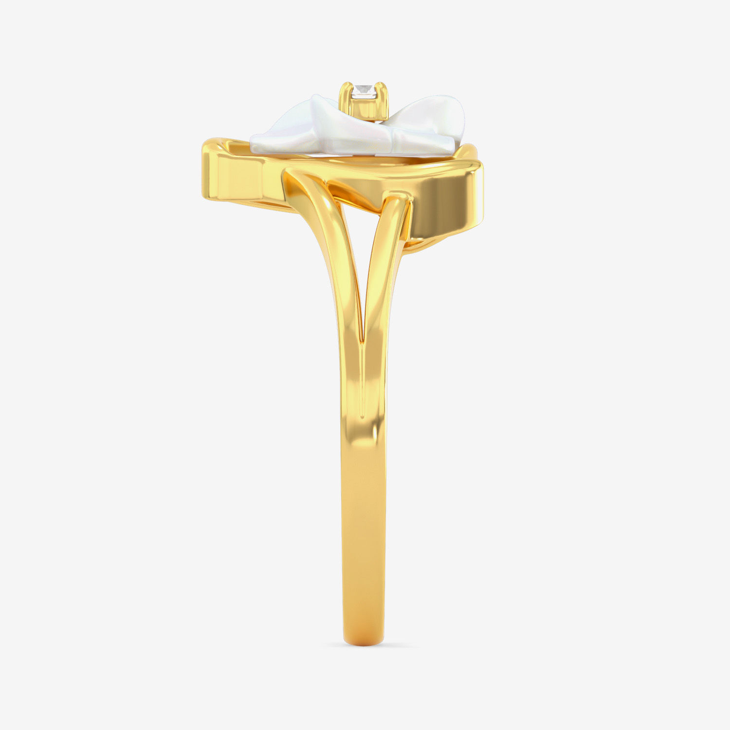 Calming Baldellia Gold Ring image