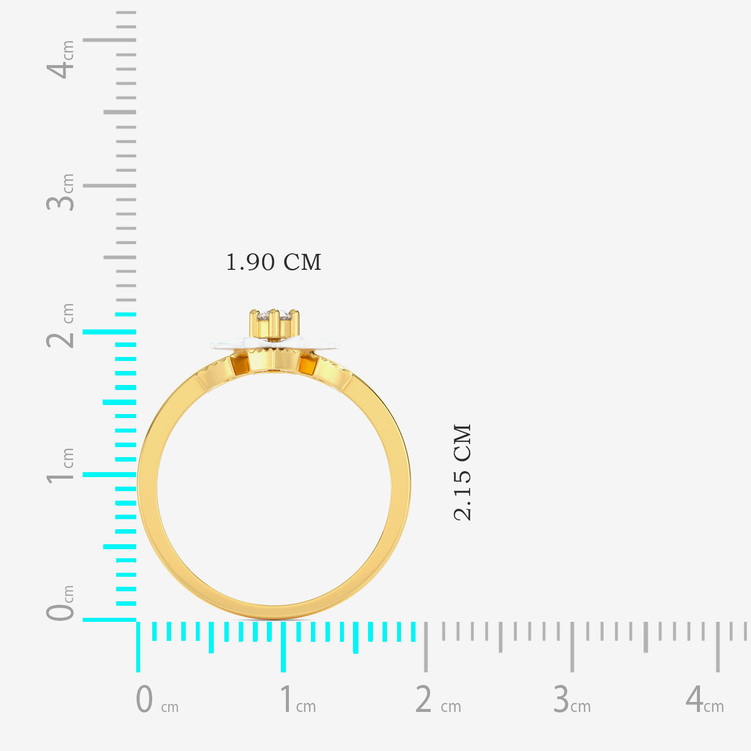 Spring Floret Gold Ring image