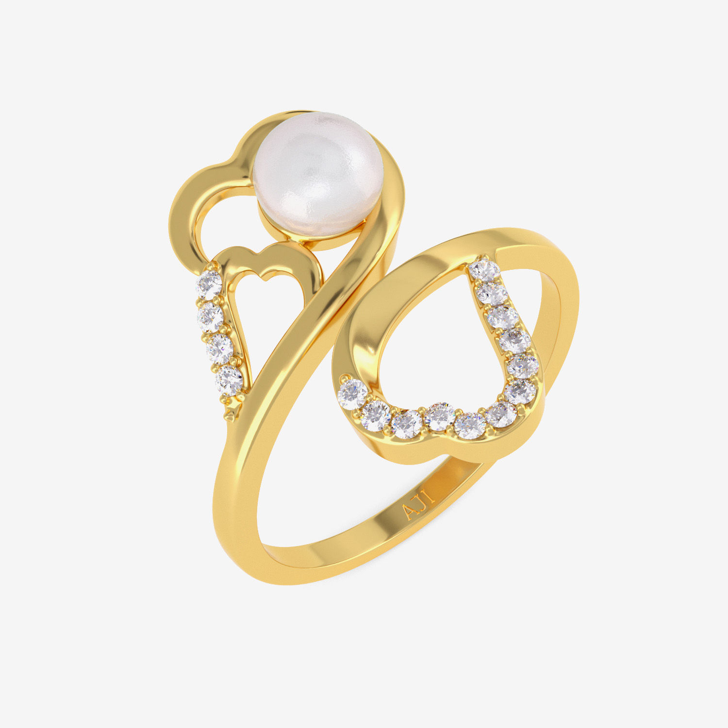 Sweet Heart Gold Ring