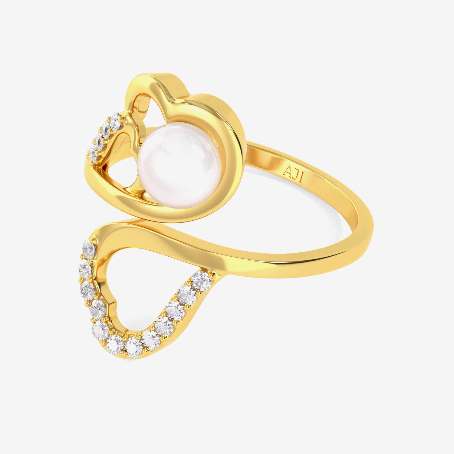 Sweet Heart Gold Ring alternate view 3
