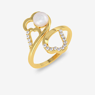 Sweet Heart Gold Ring alternate view 1