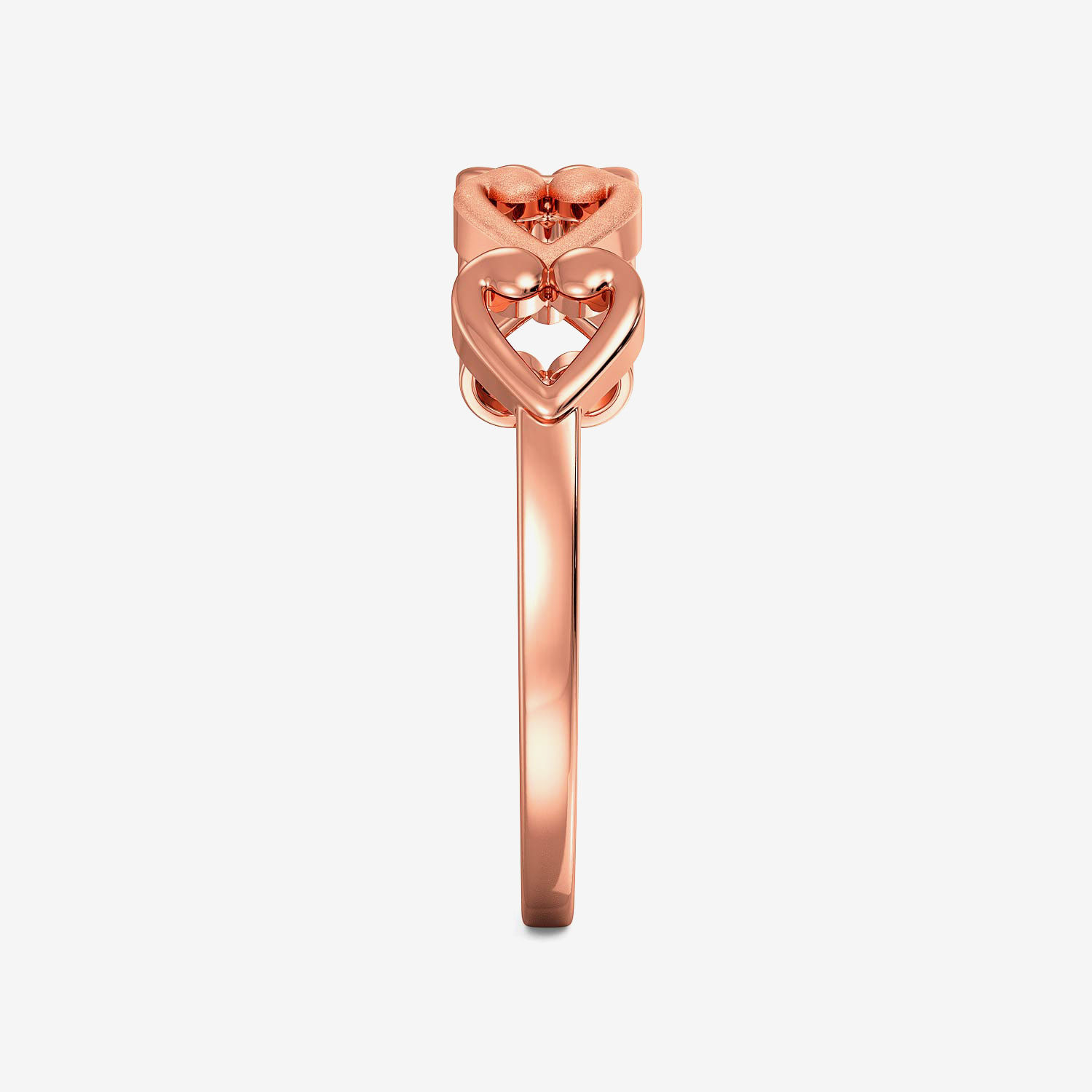 Smitten Hearts Gold Ring image