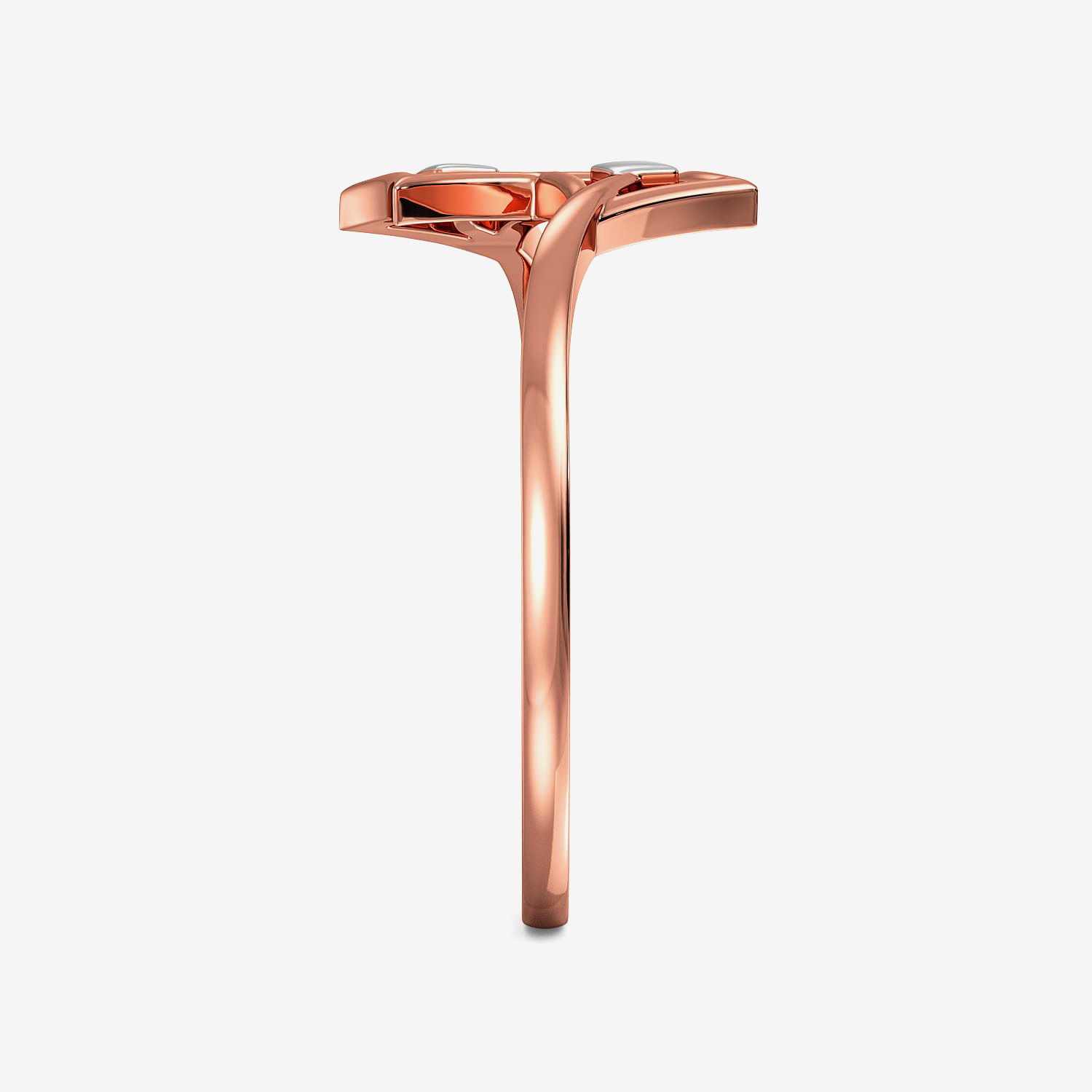 Double Square Gold Ring image