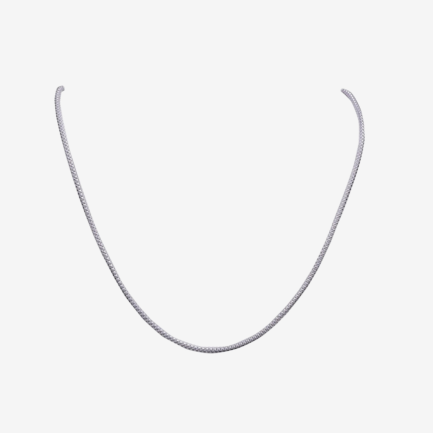 Buy Classic Silver Rolo Chain (NFSL120237) Online from Joyalukkas