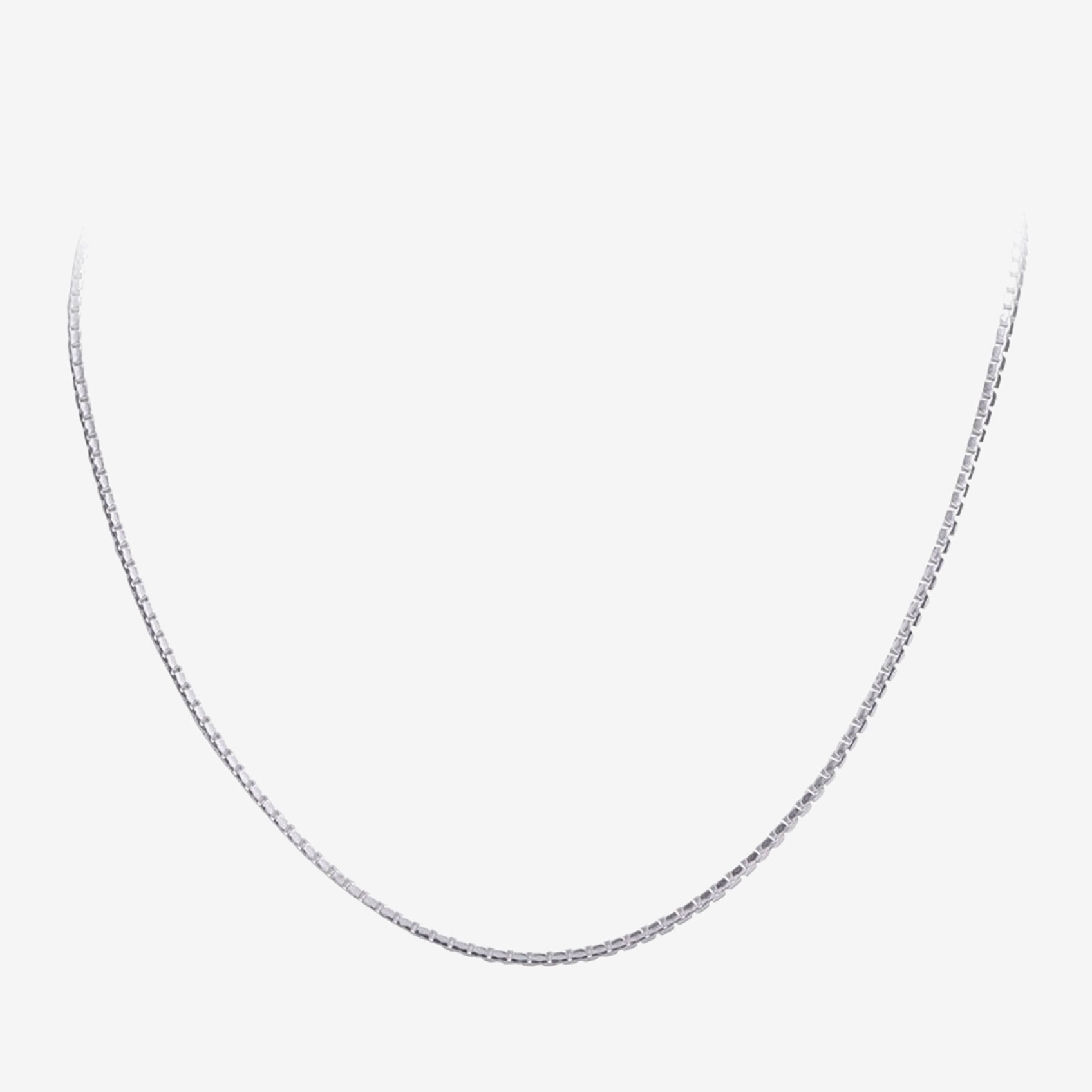 Buy Timeless Silver Box Chain (NFSL120239) Online from Joyalukkas