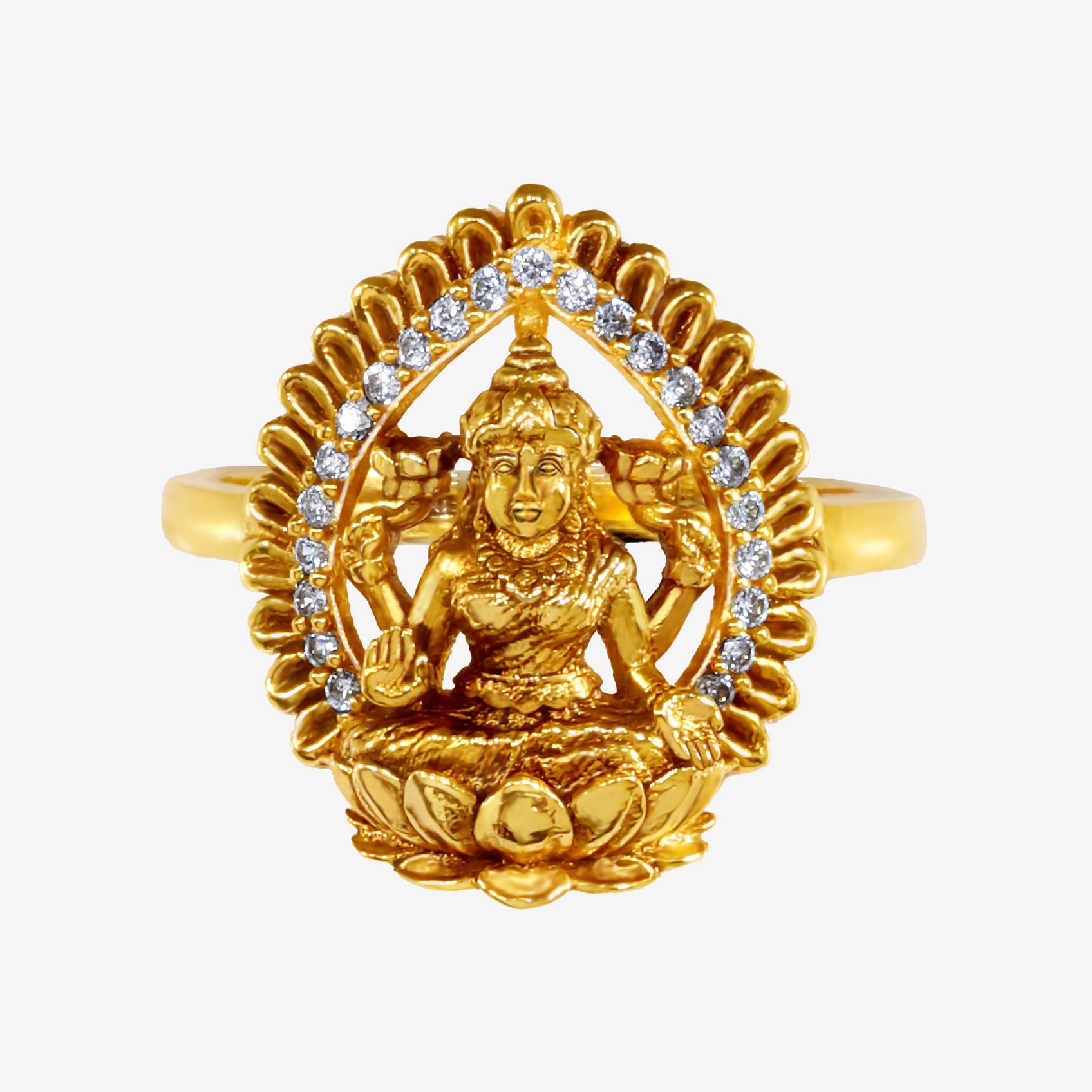 Lakshmi Eternal Gold Ring image