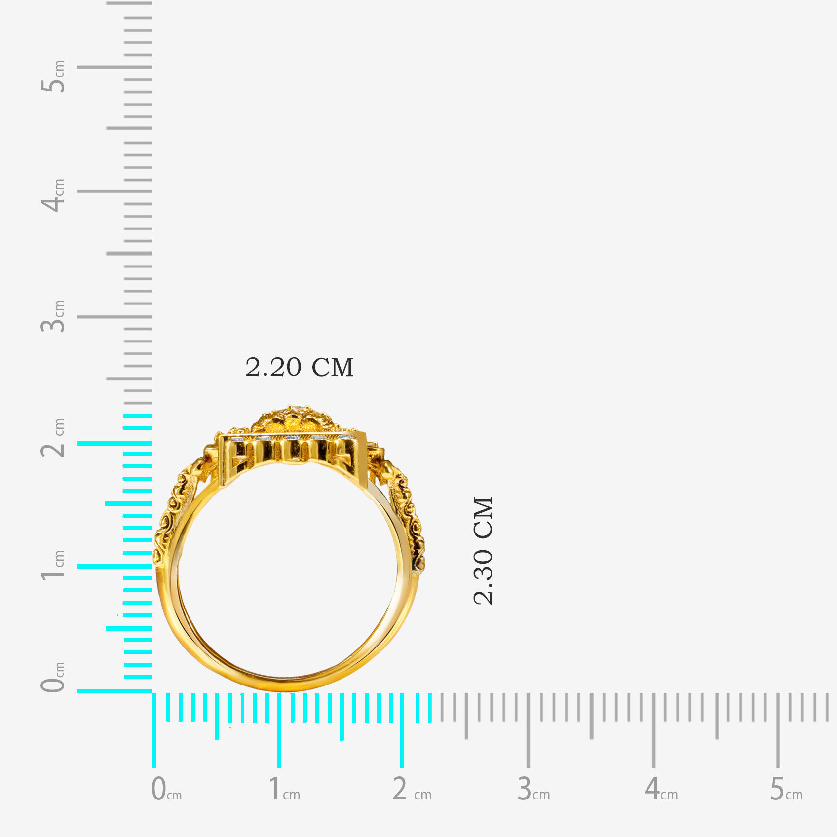 Sacred Pavilion Gold ring alternate view 3