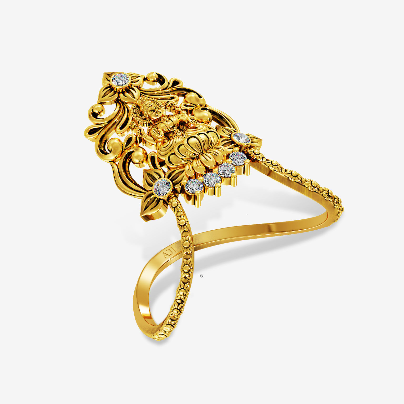 Lakshmi Royale Gold Vanki Ring