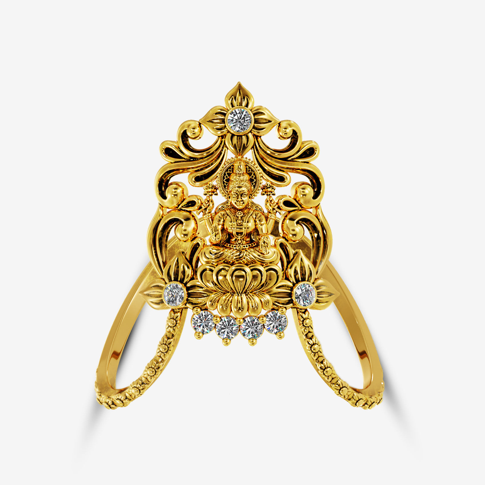 Lakshmi Royale Gold Vanki Ring image