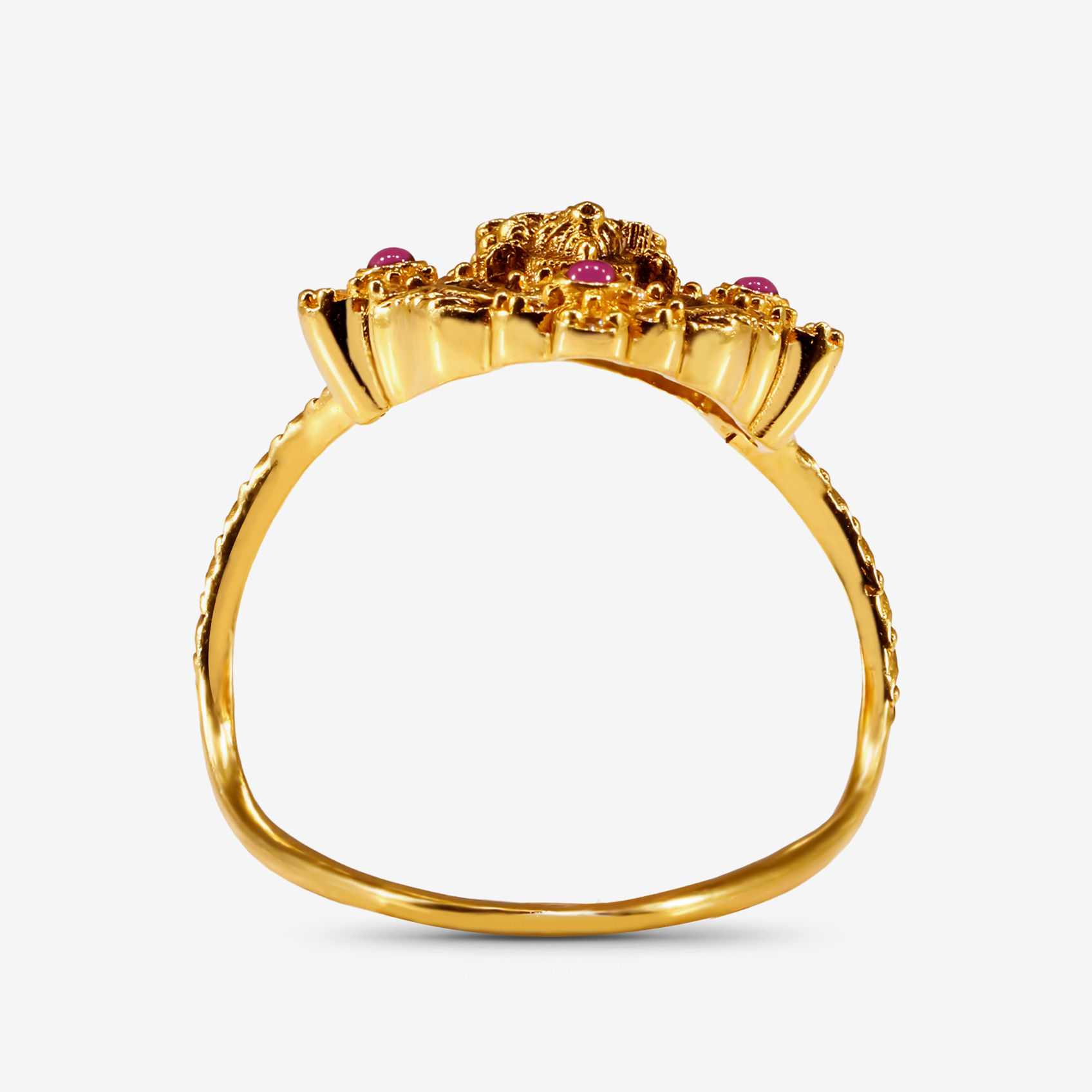 Lakshmi Blossom Gold Vanki Ring alternate view 2