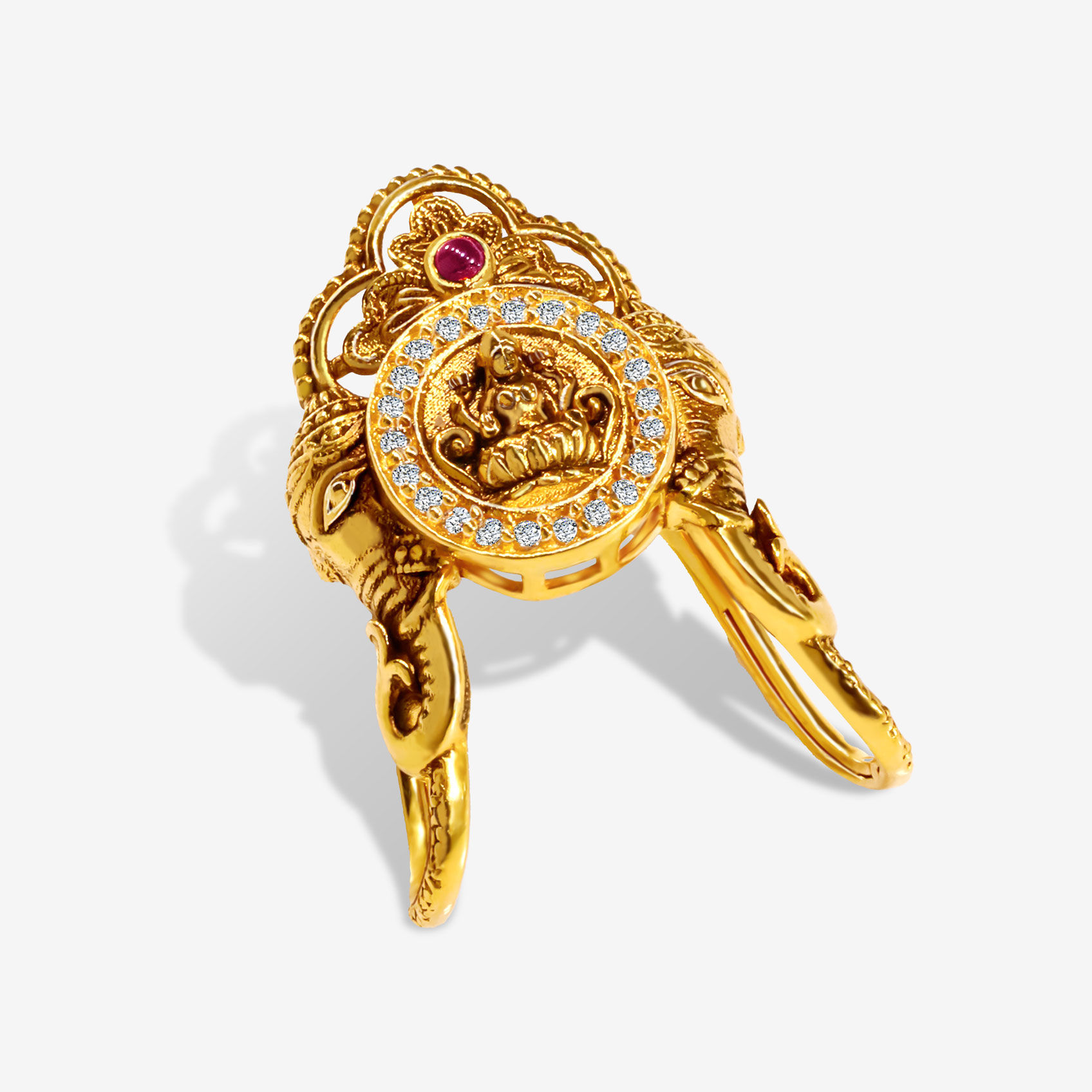 Lakshmi Majestic Gold Vanki Ring