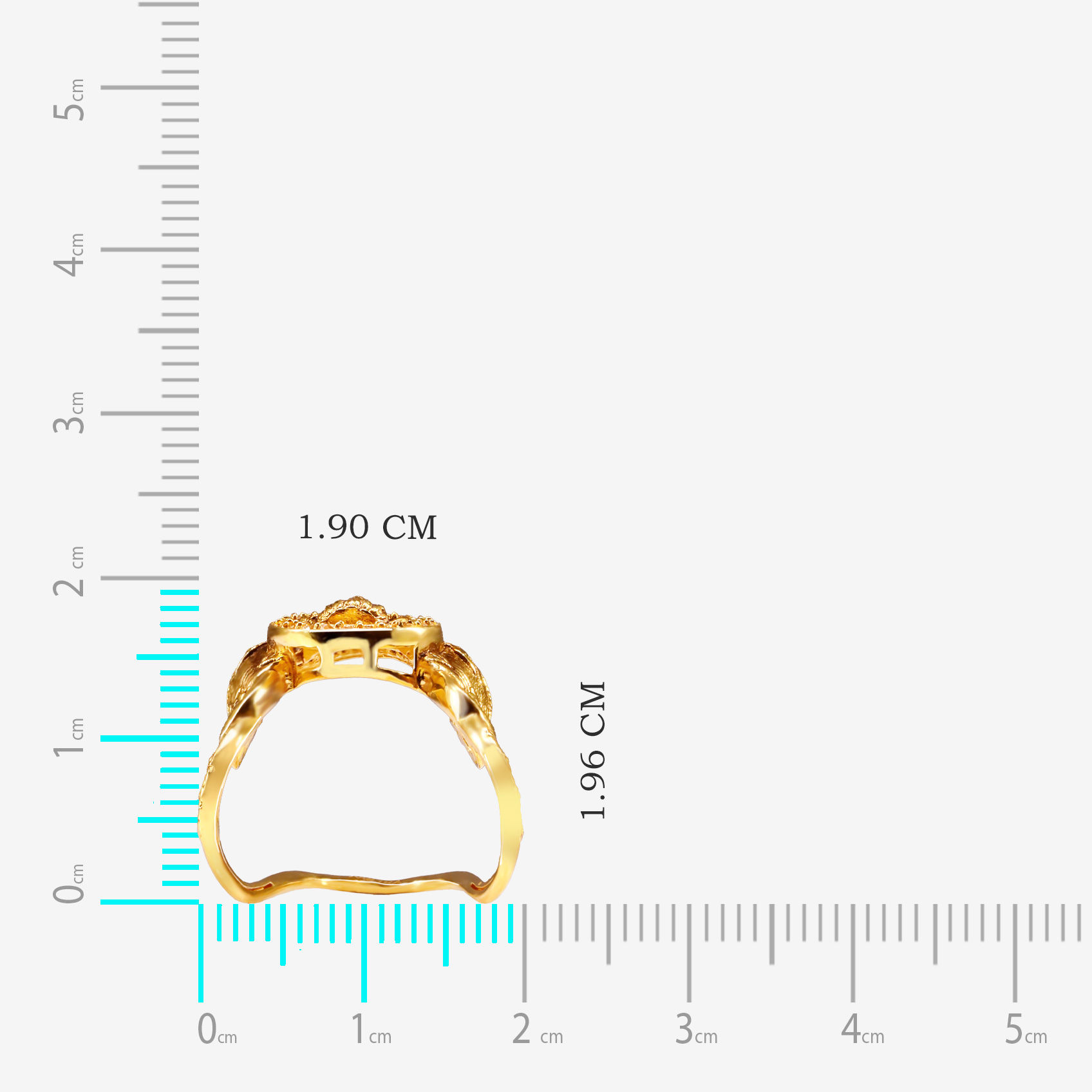 Lakshmi Majestic Gold Vanki Ring alternate view 3