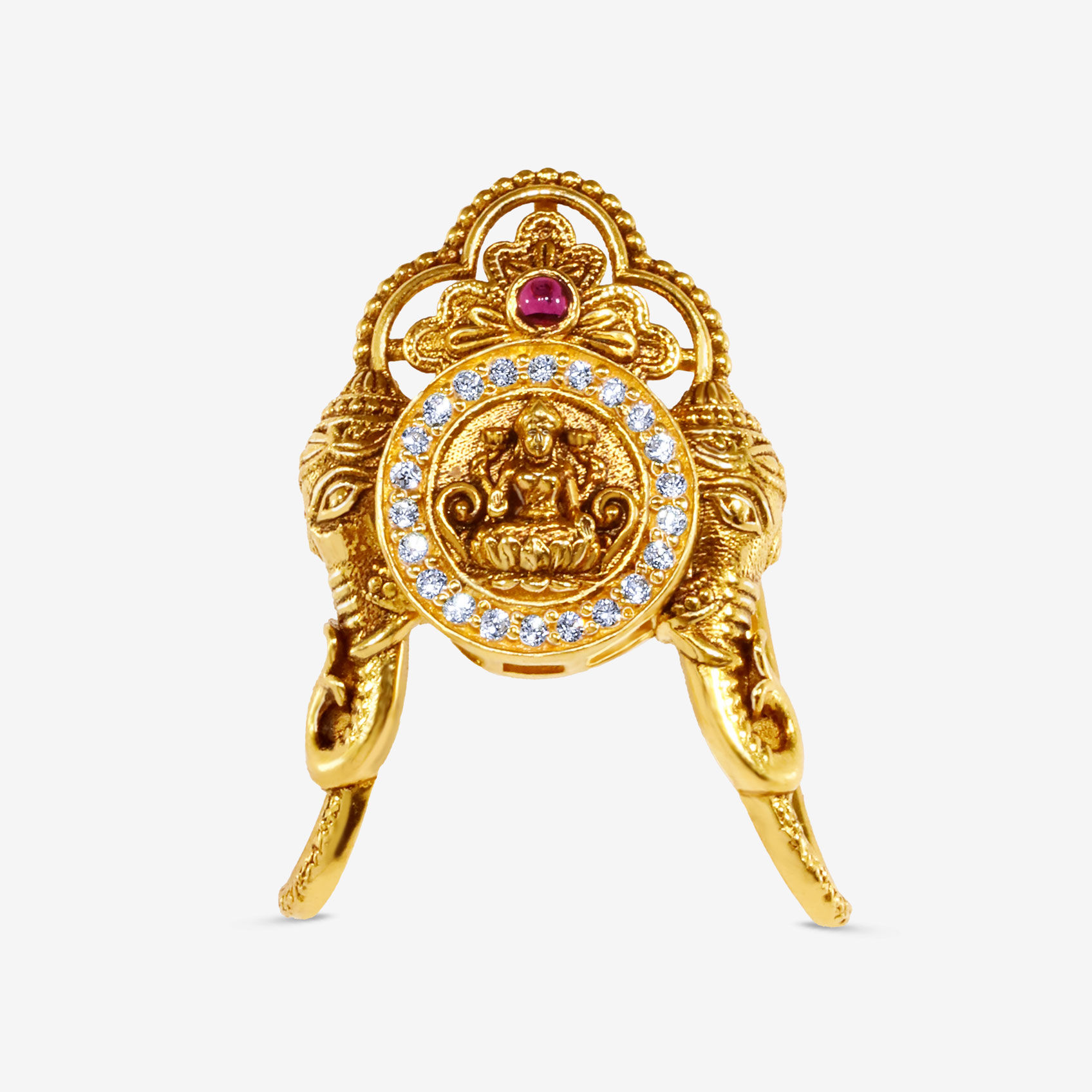 Lakshmi Majestic Gold Vanki Ring image