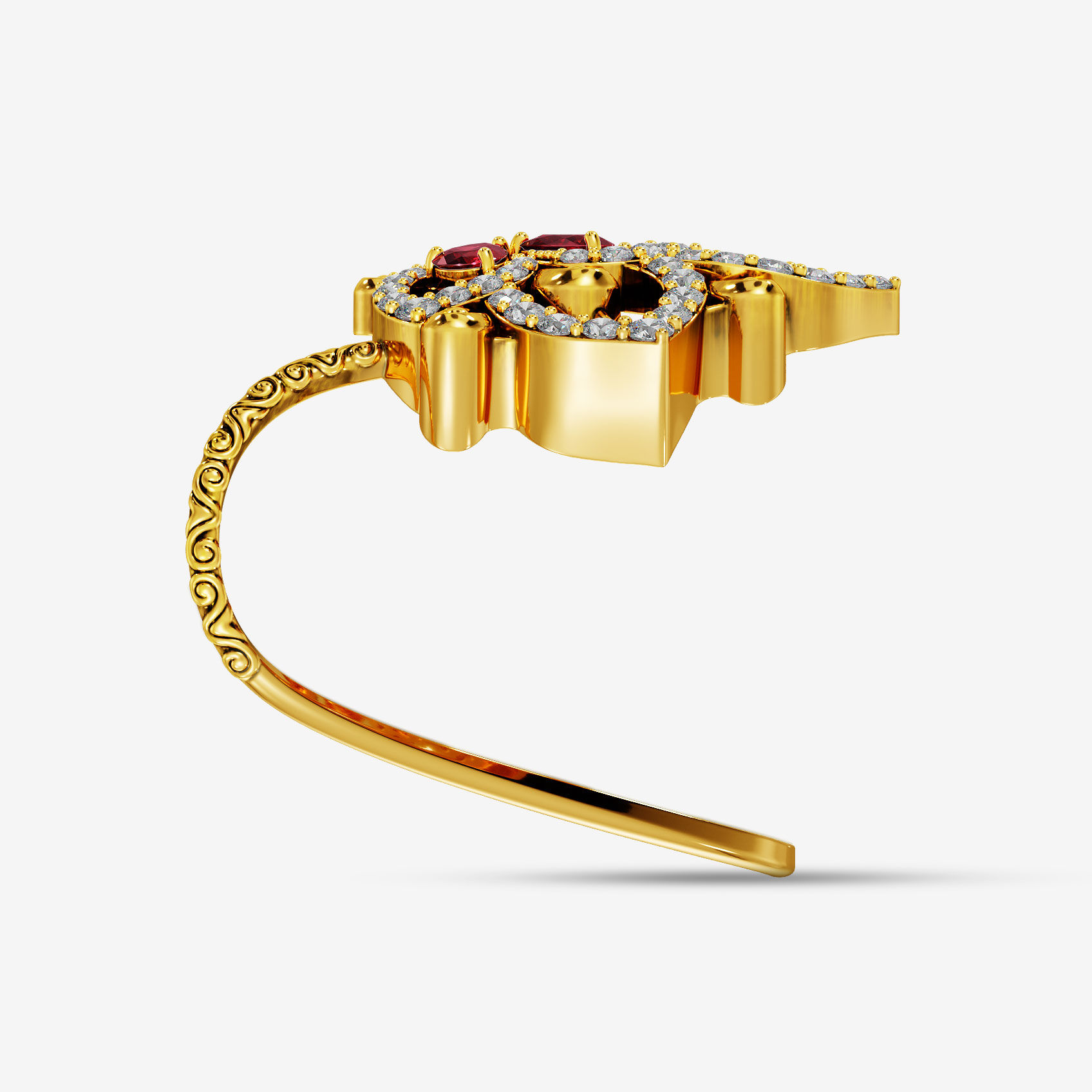 Regal Floral Gold Vanki Ring alternate view 2