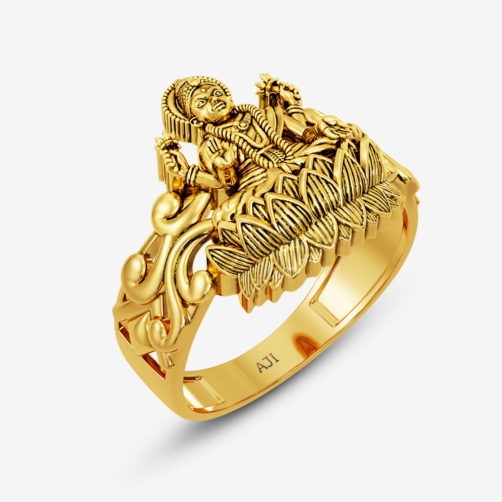 Lakshmi Serenity Gold Ring