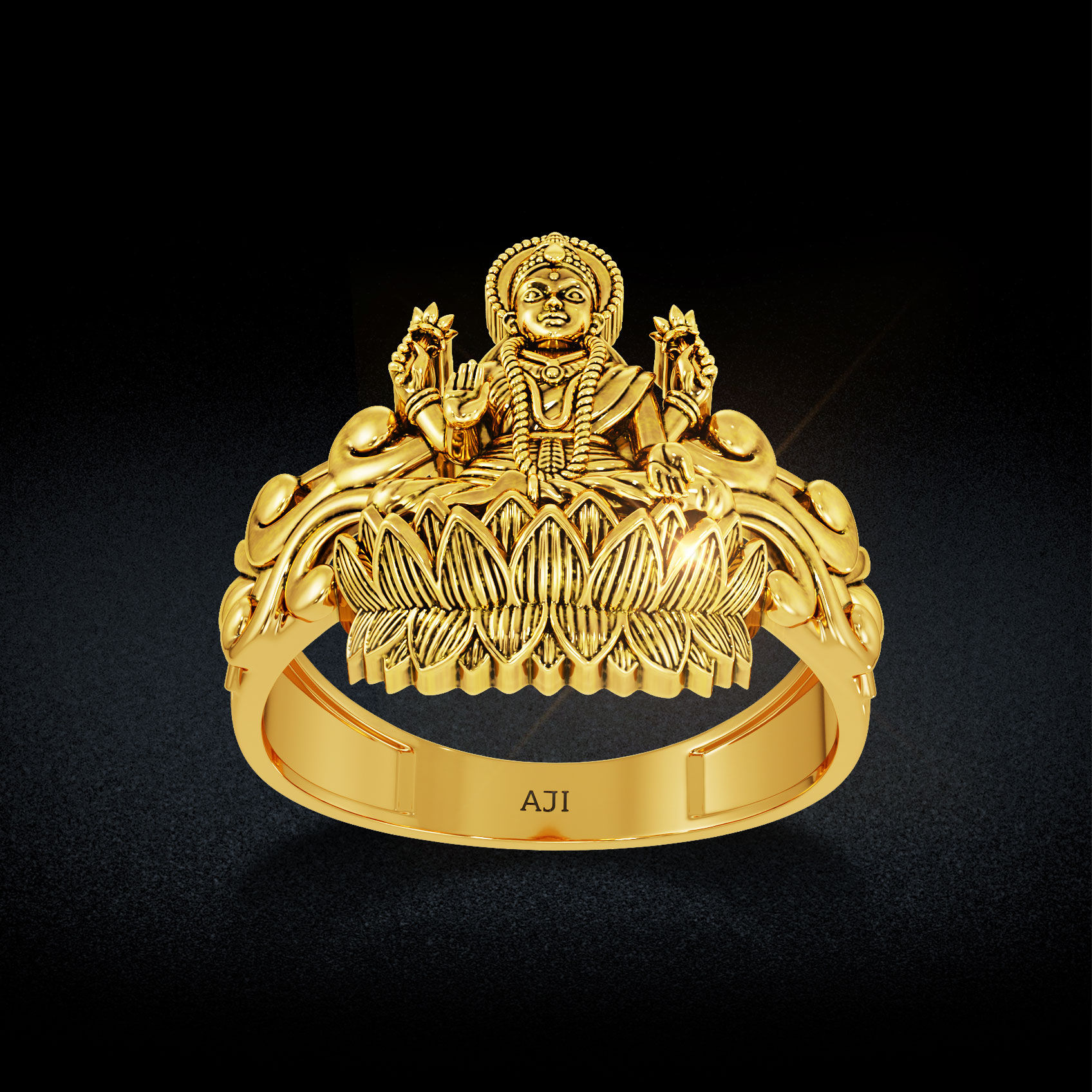 Lakshmi Serenity Gold Ring image