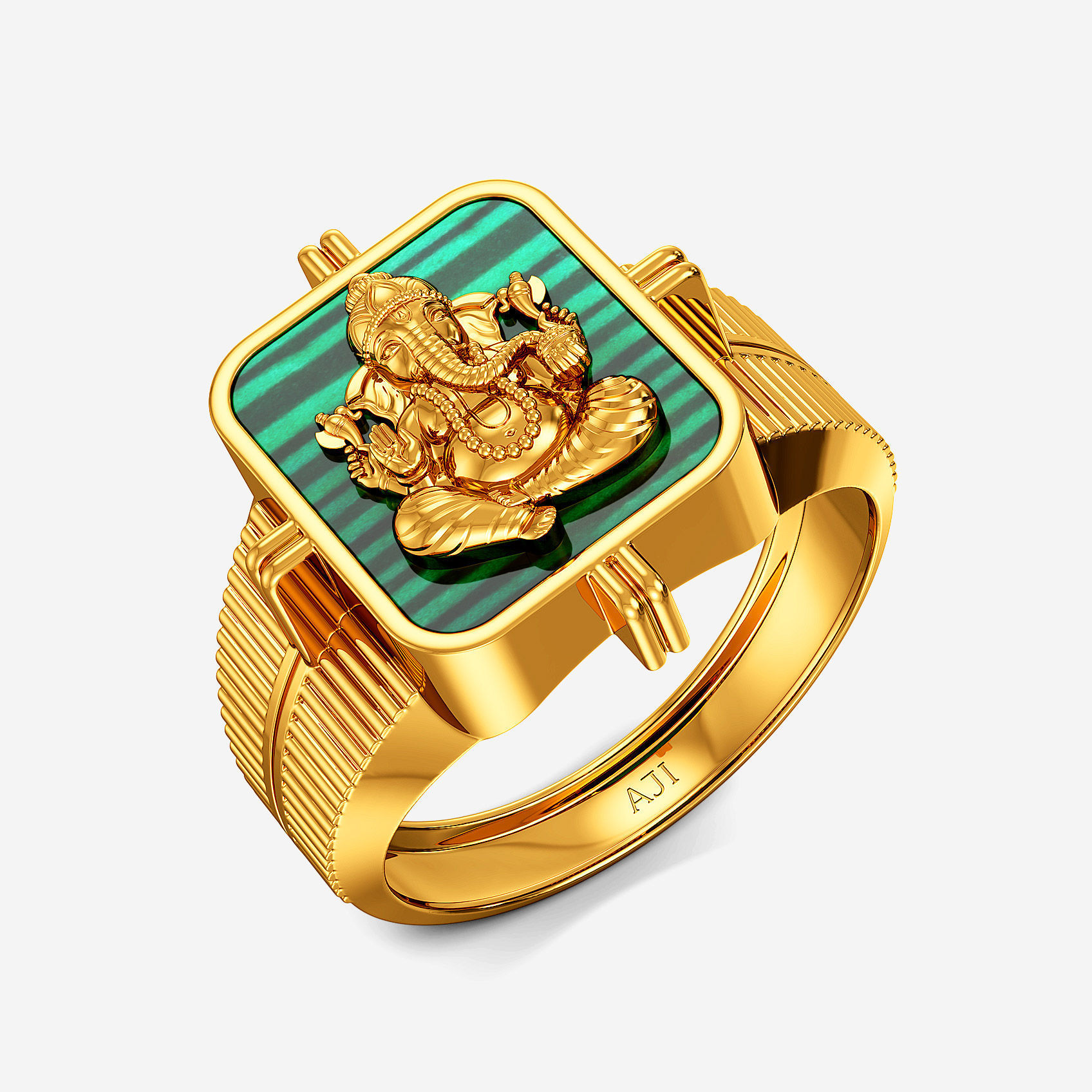 Ganesha Bless Gold Ring