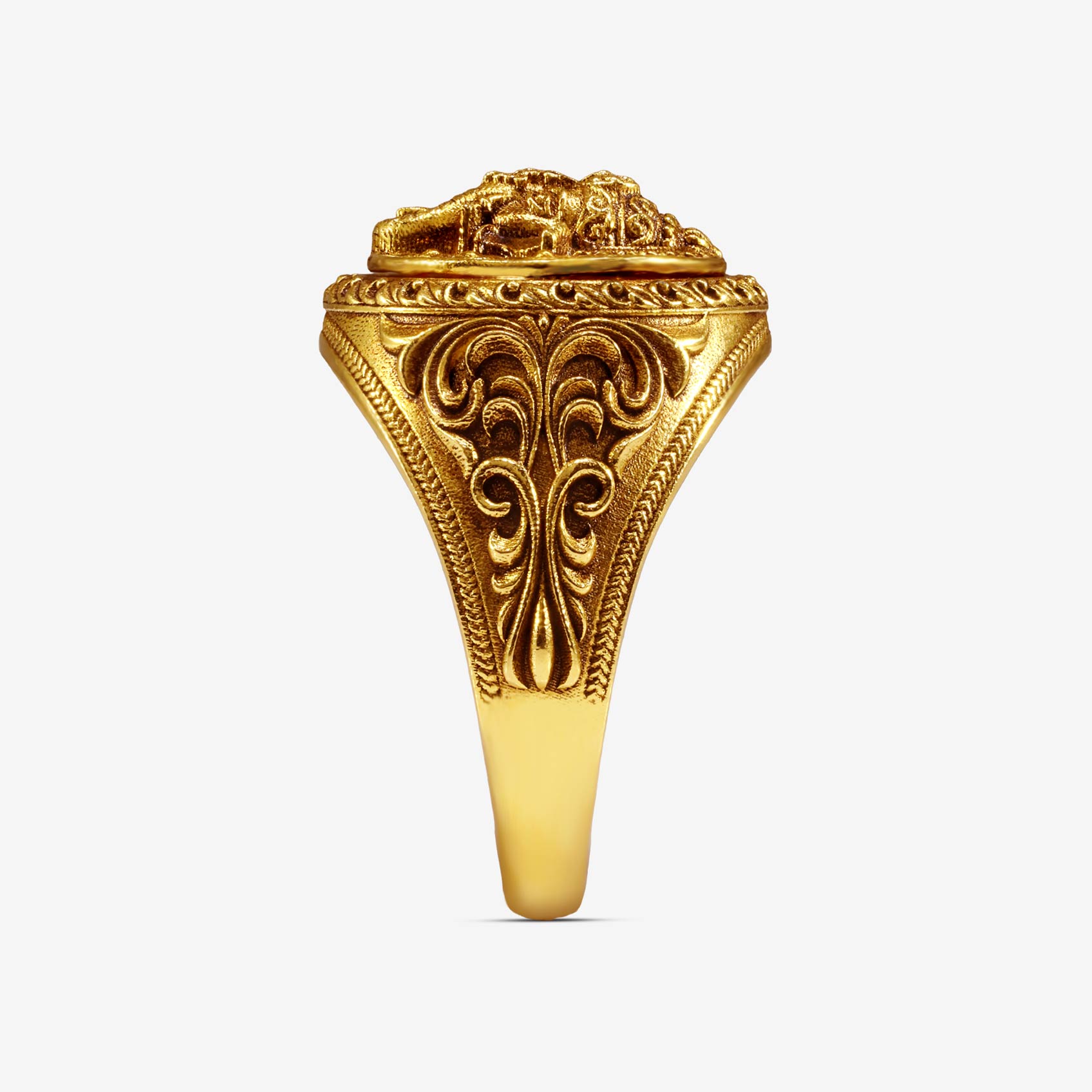 Vighnaharta Gold Ring alternate view 1