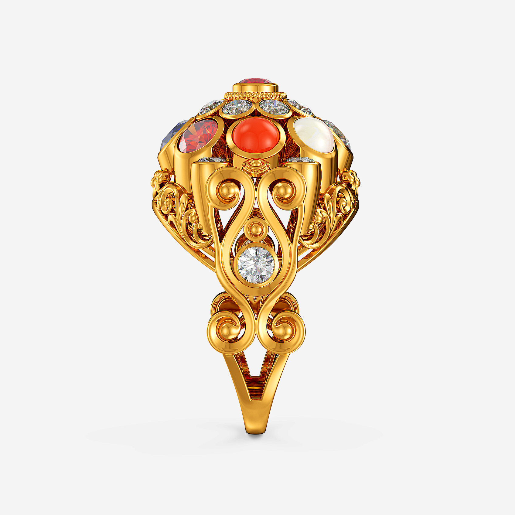 Dazzling Stone Gold Ring alternate view 1