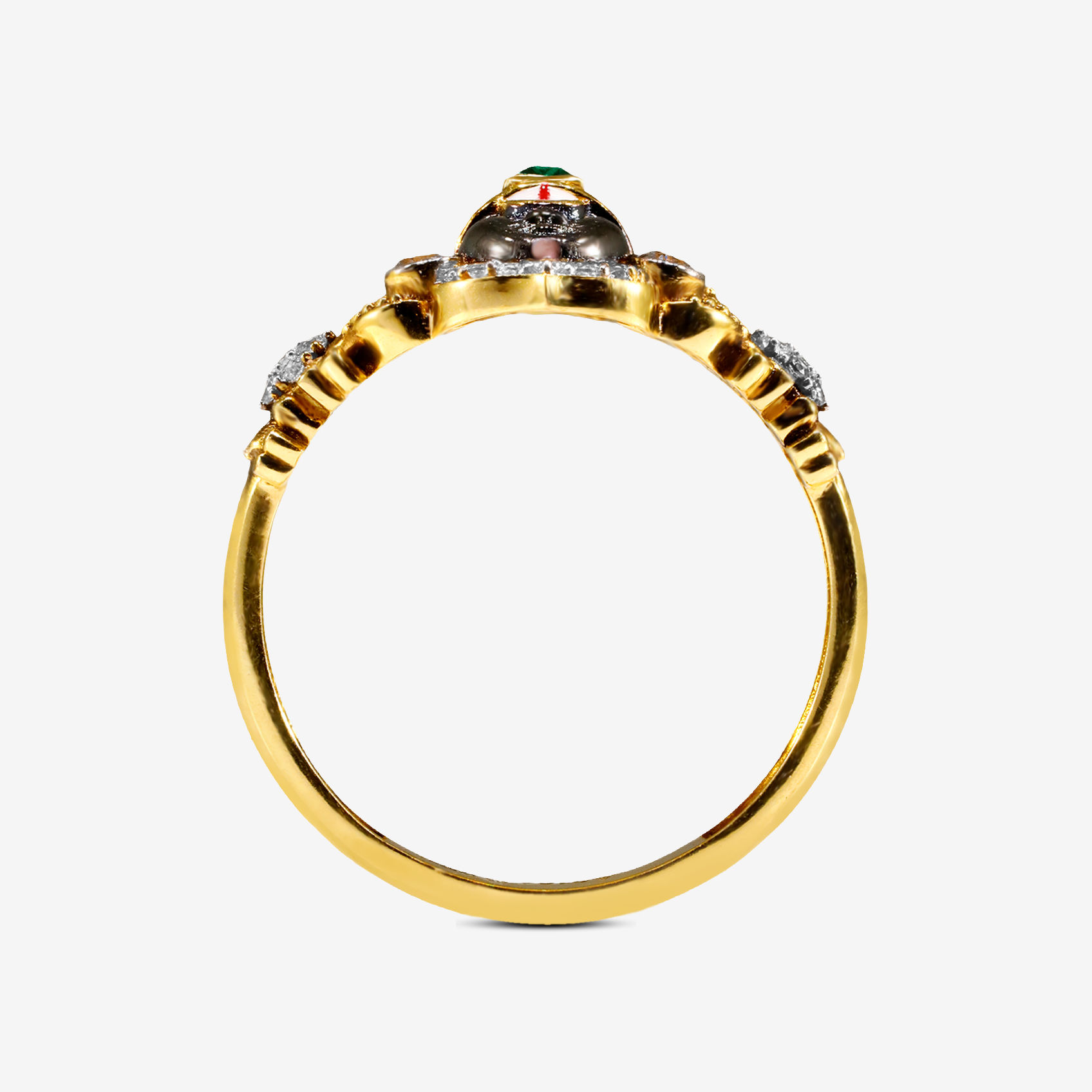 Balaji Facet Glow Gold Ring alternate view 2