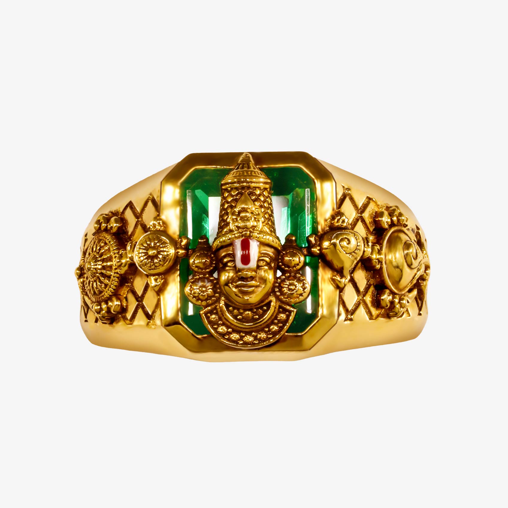 Balaji Prism Grace Gold Ring image