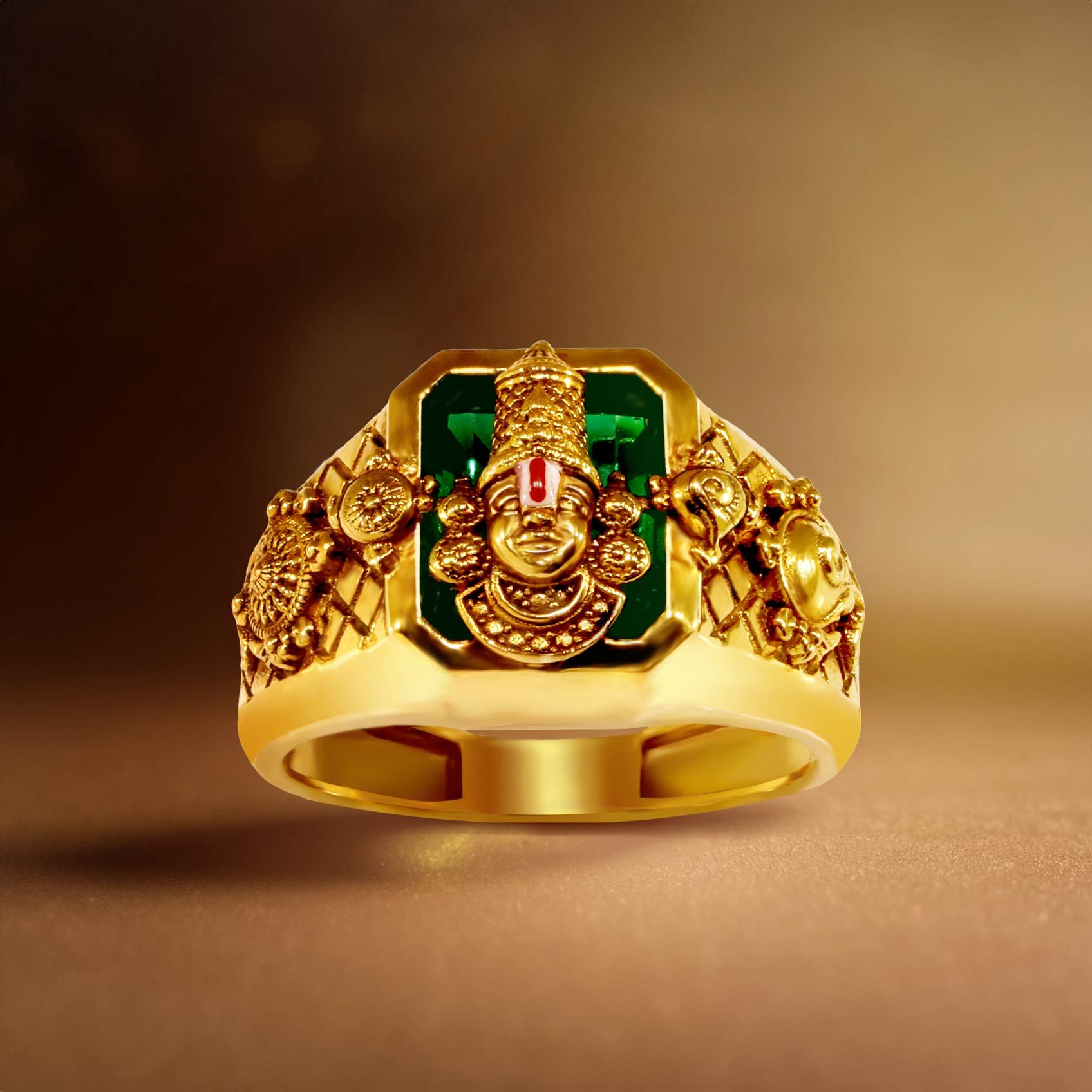 Balaji Prism Grace Gold Ring image